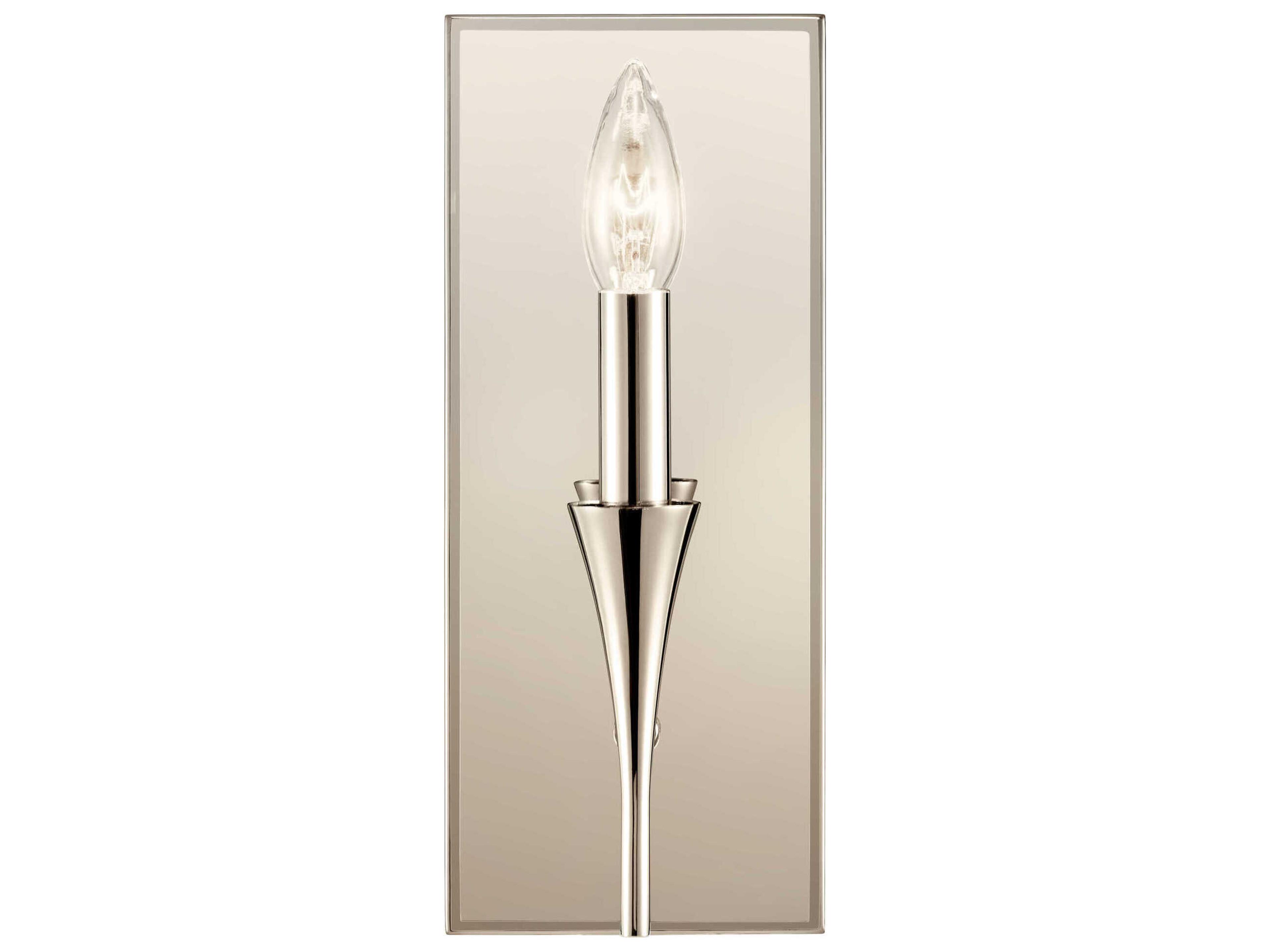 Kichler Alvaro 1-Light Polished Nickel Wall Sconce