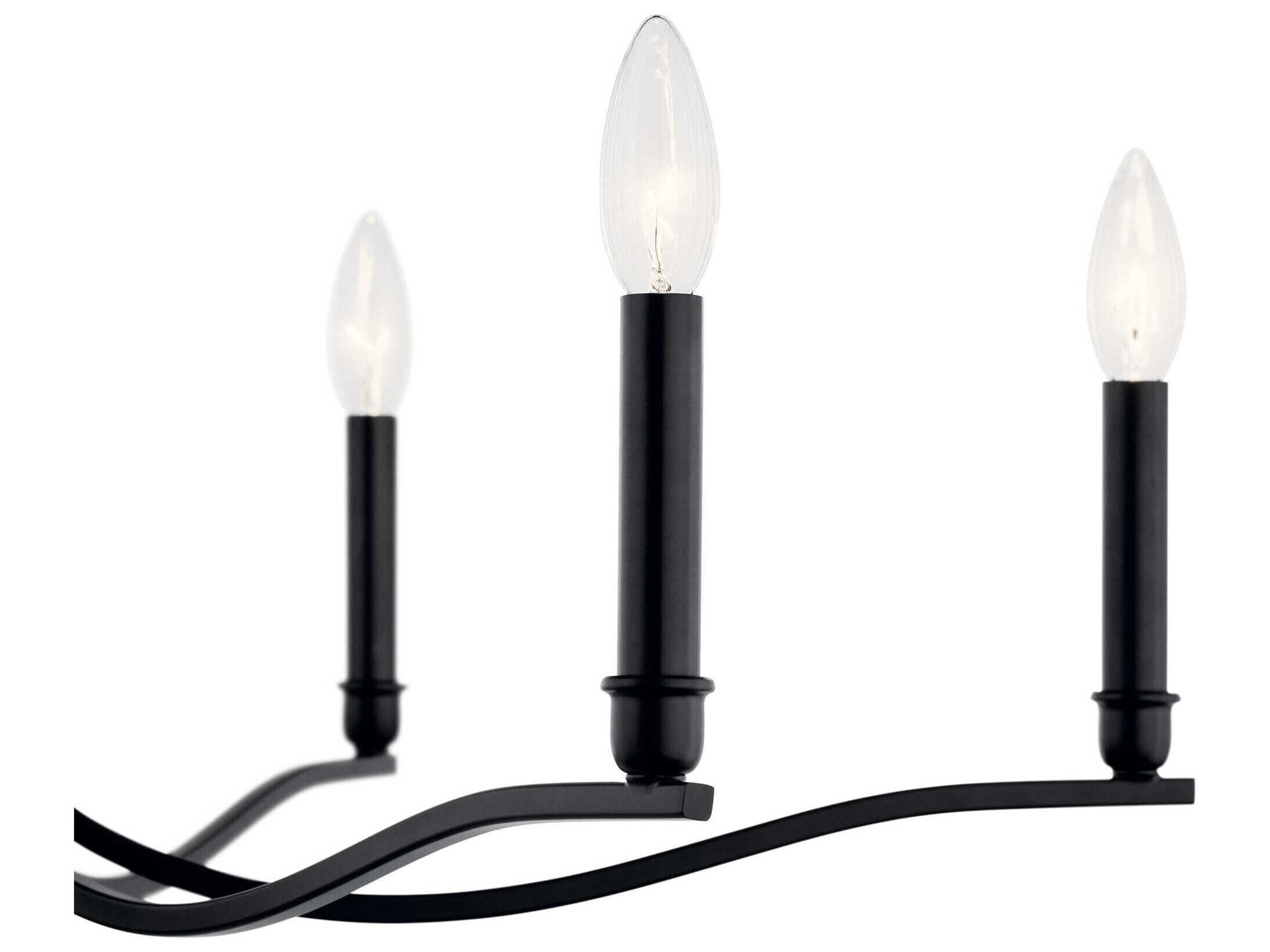 Kichler Malene 6-Light Black Chandelier