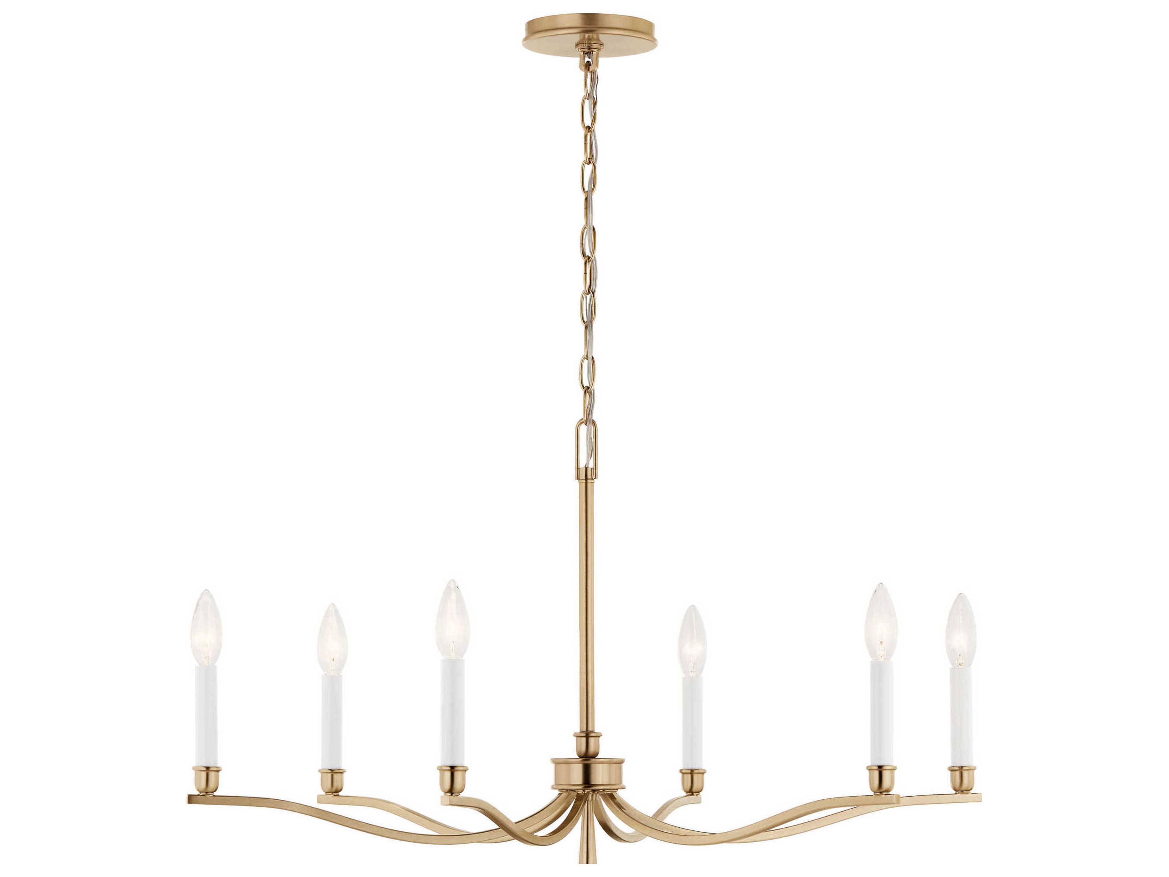 Kichler Malene 6-Light Champagne Bronze Chandelier