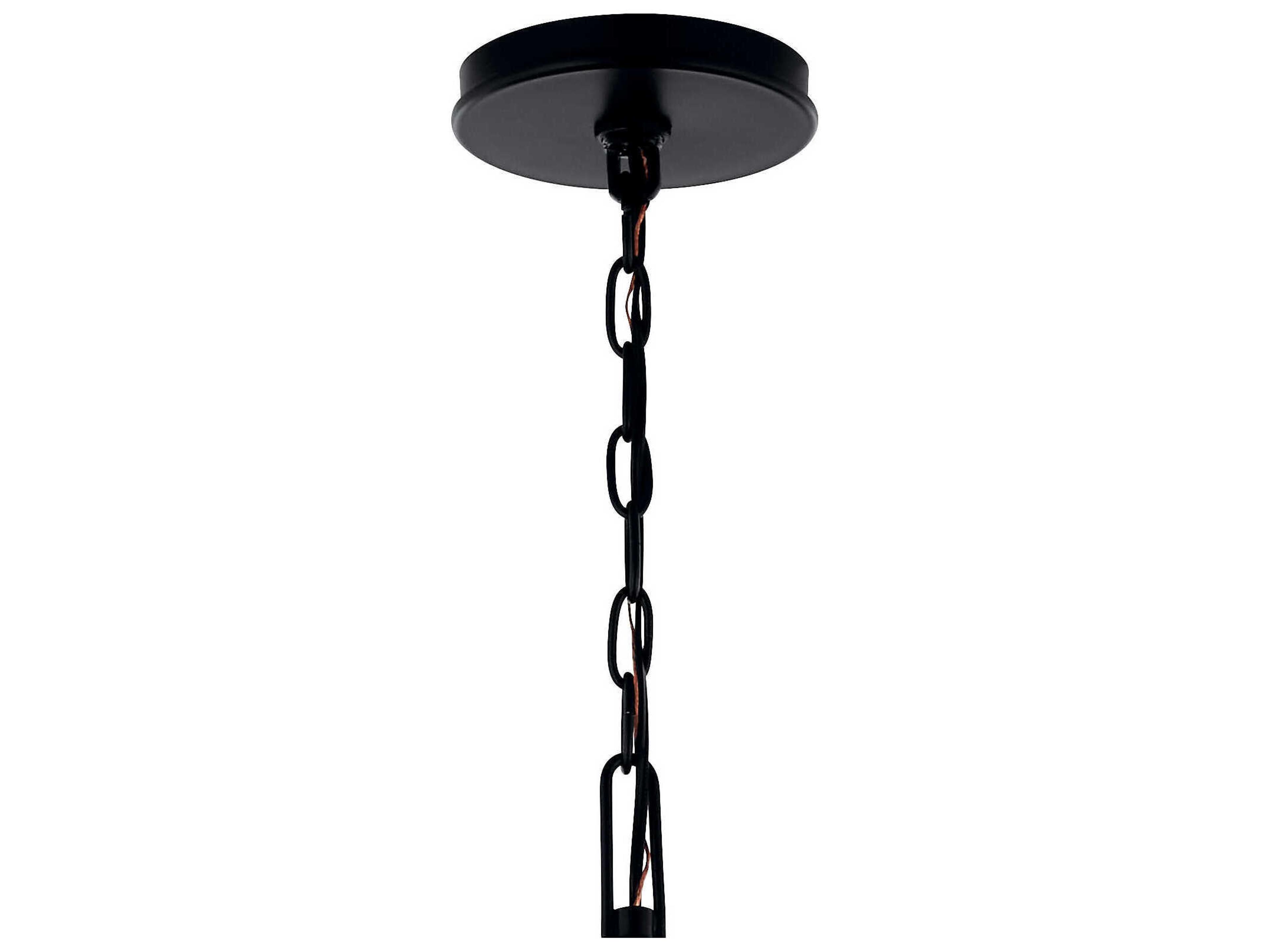 Kichler Malene 6-Light Black Chandelier