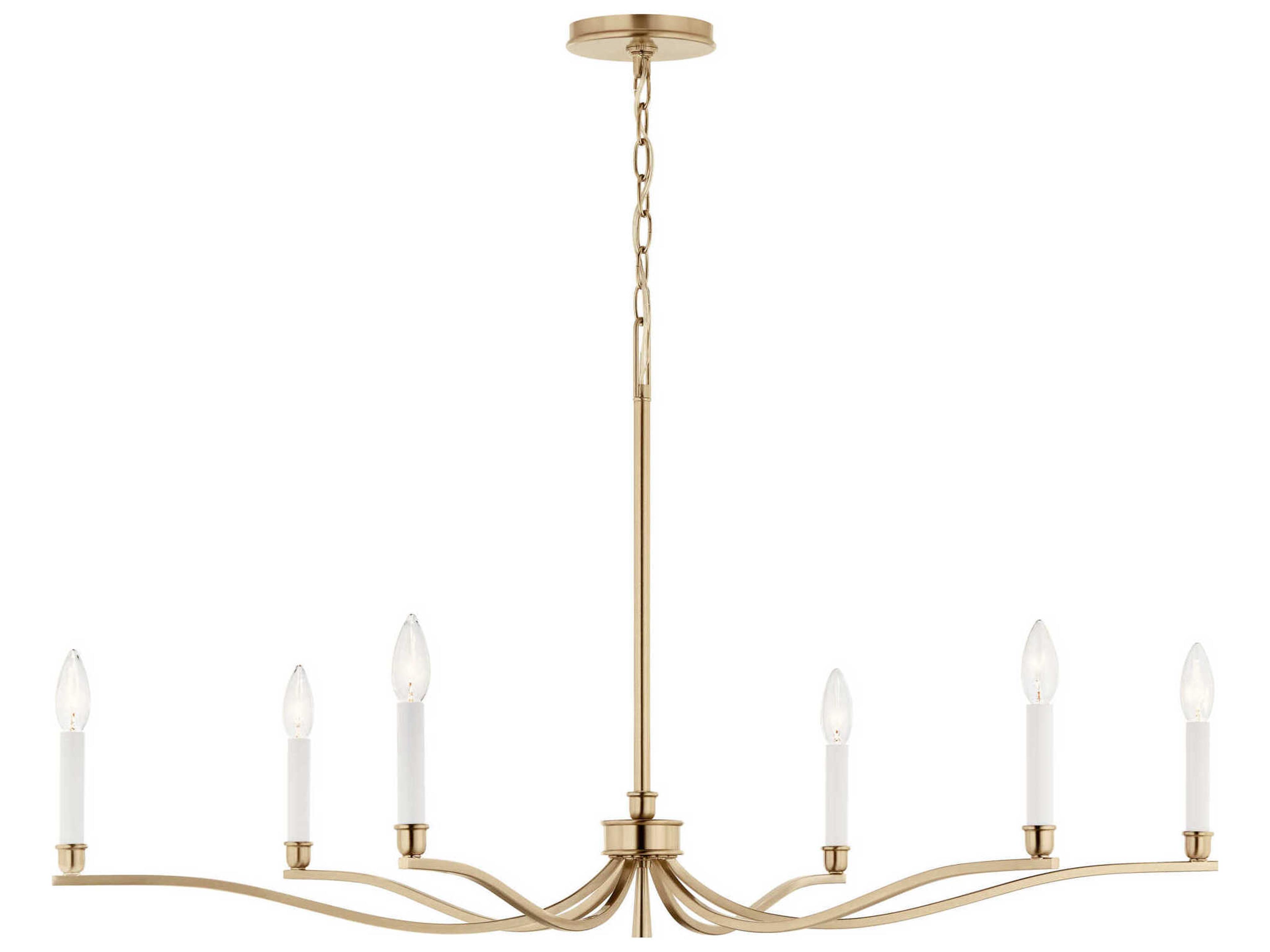 Kichler Malene 6-Light Champagne Bronze Chandelier