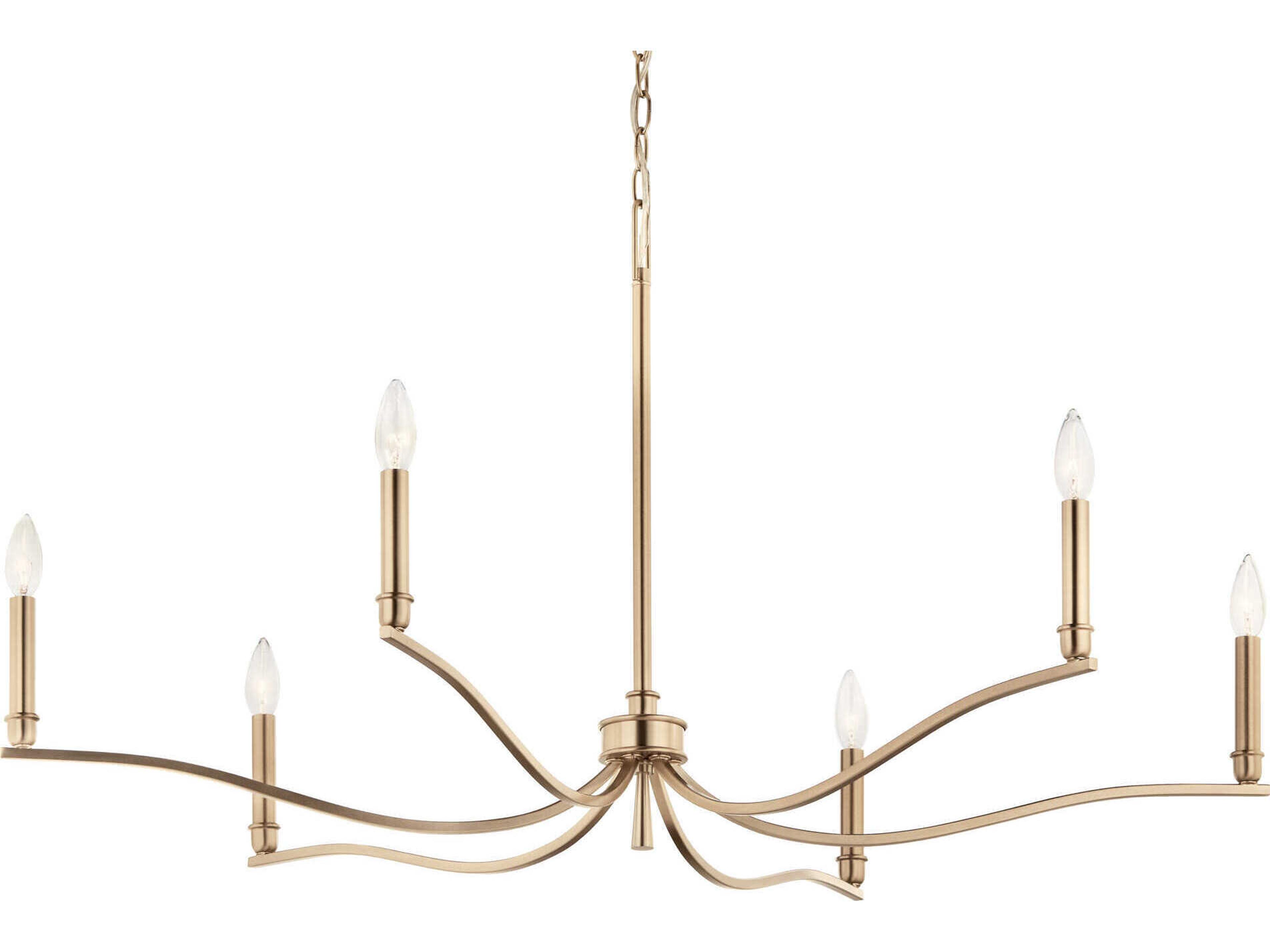Kichler Malene 6-Light Champagne Bronze Chandelier