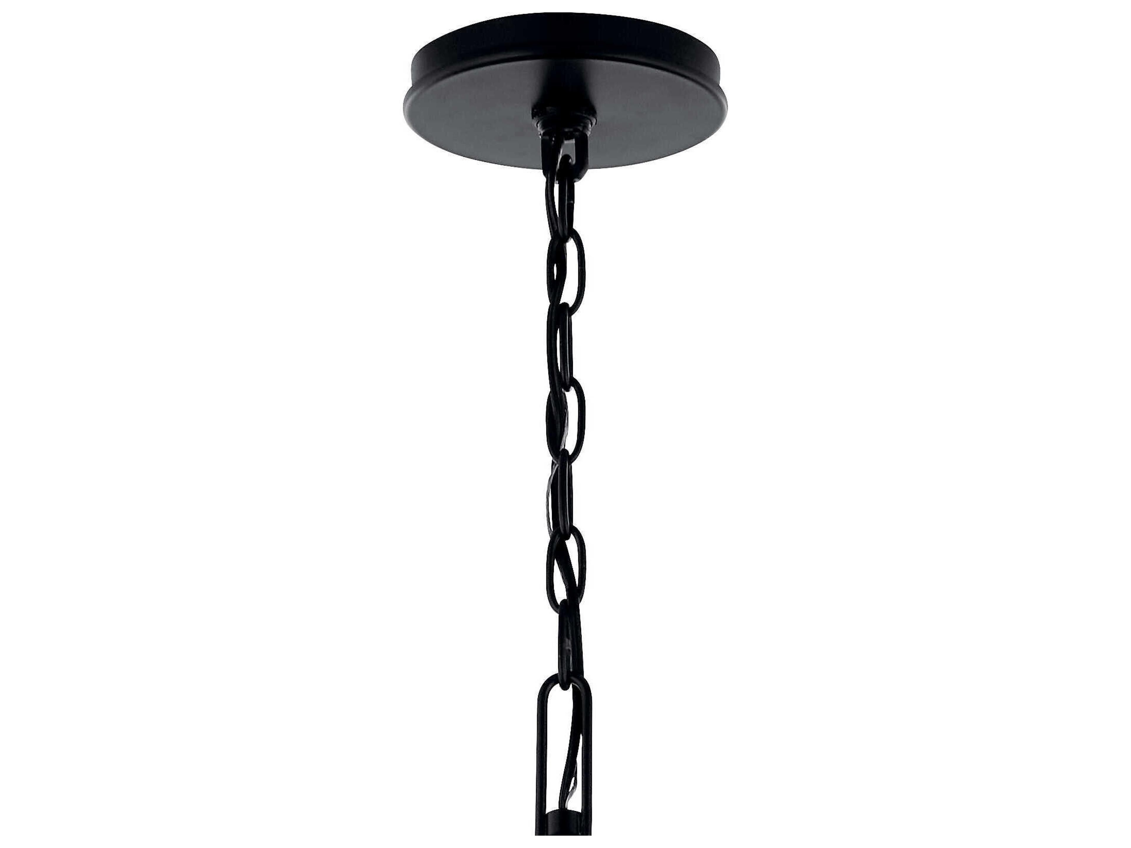 Kichler Malene 8-Light Black Chandelier