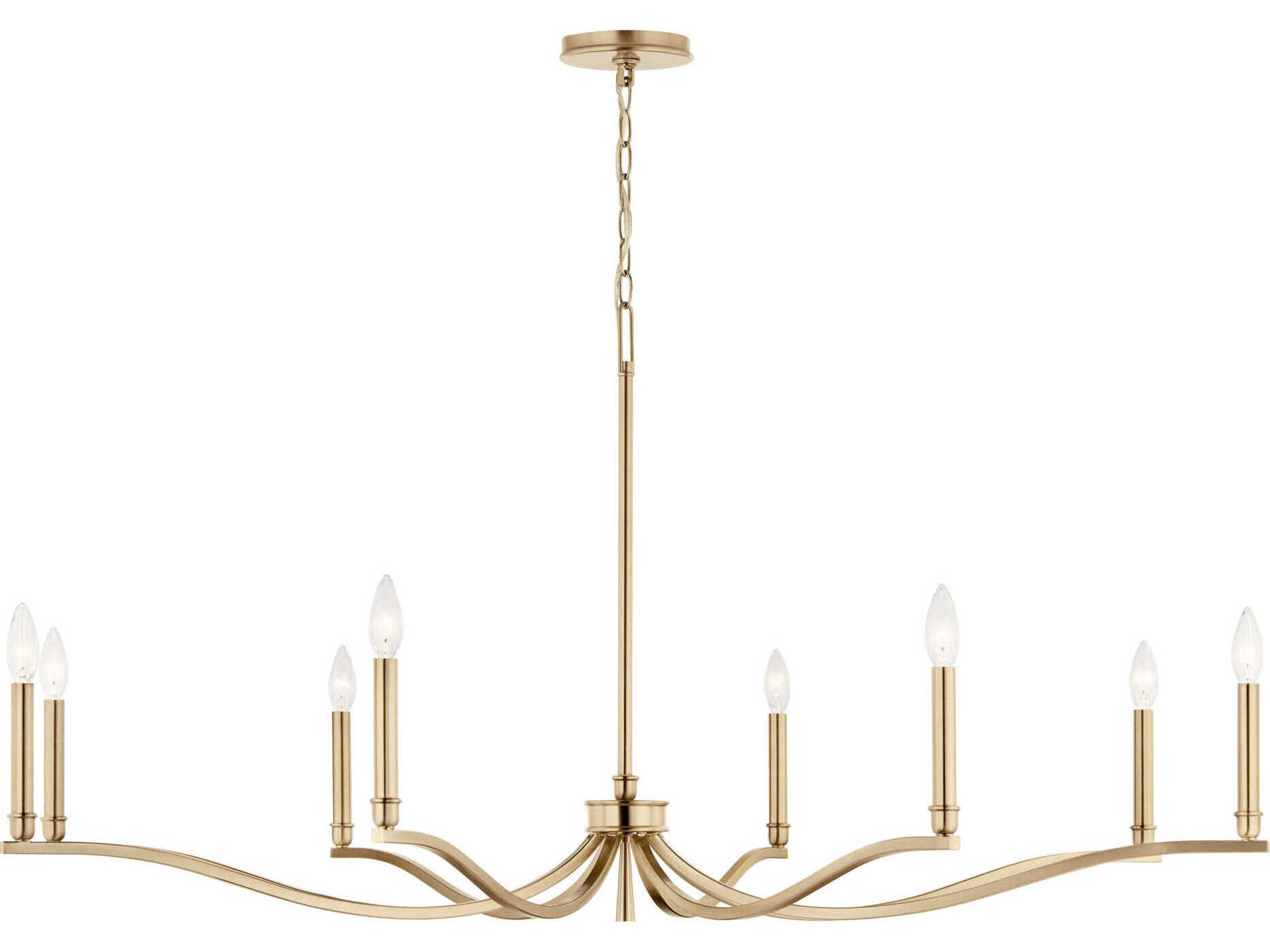 Kichler Malene 8-Light Champagne Bronze Chandelier