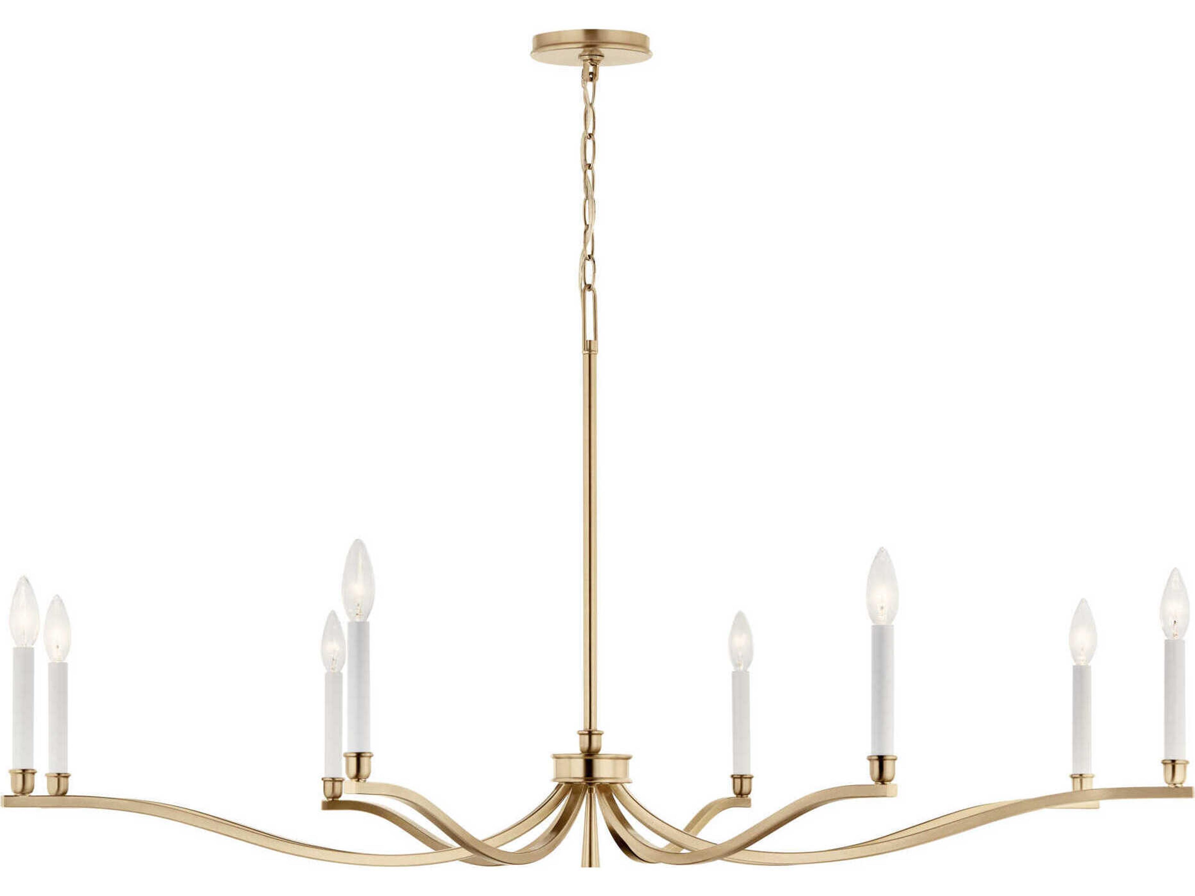 Kichler Malene 8-Light Champagne Bronze Chandelier