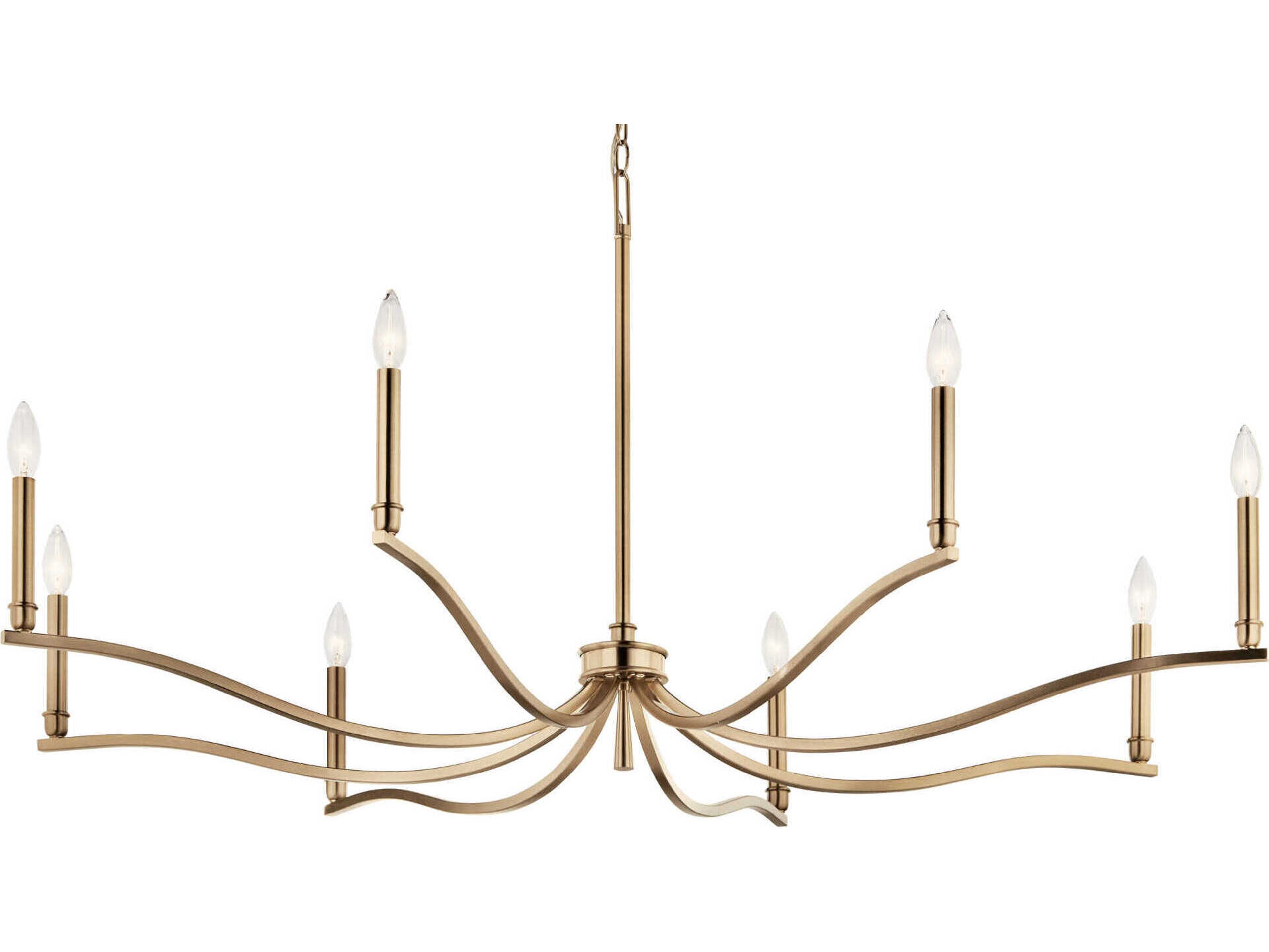 Kichler Malene 8-Light Champagne Bronze Chandelier