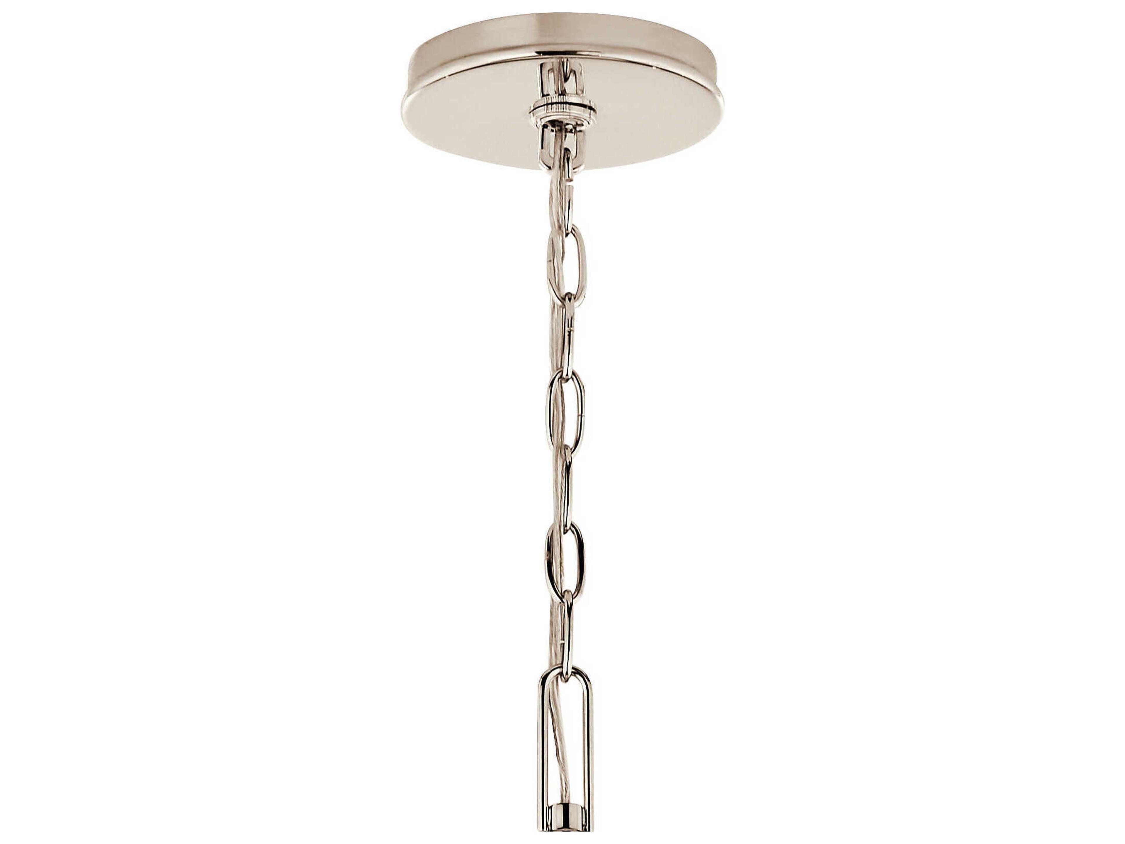 Kichler Malene 8-Light Polished Nickel Chandelier