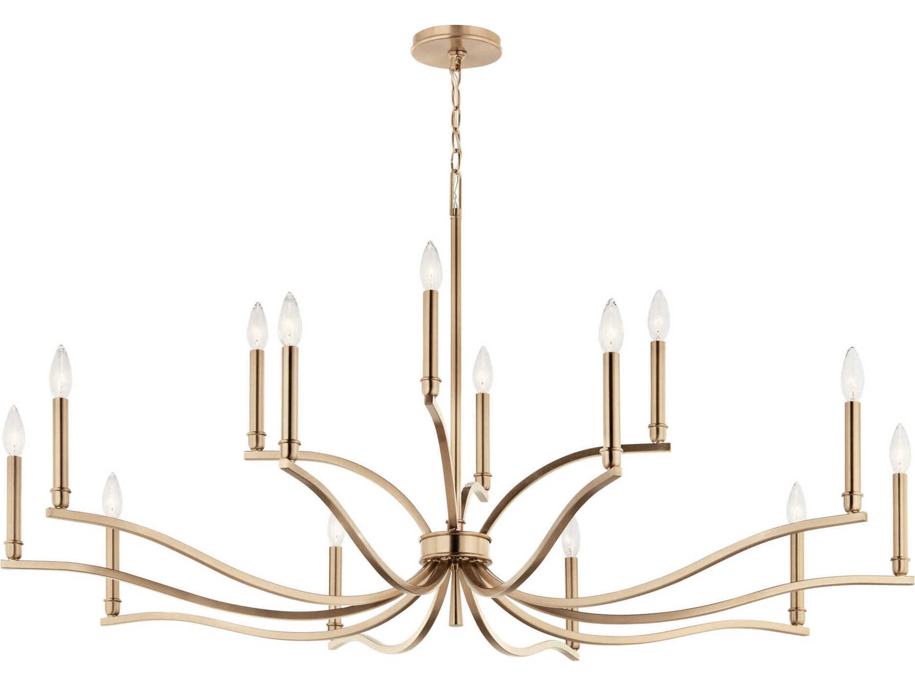 Malene 14-Light Champagne Bronze Chandelier