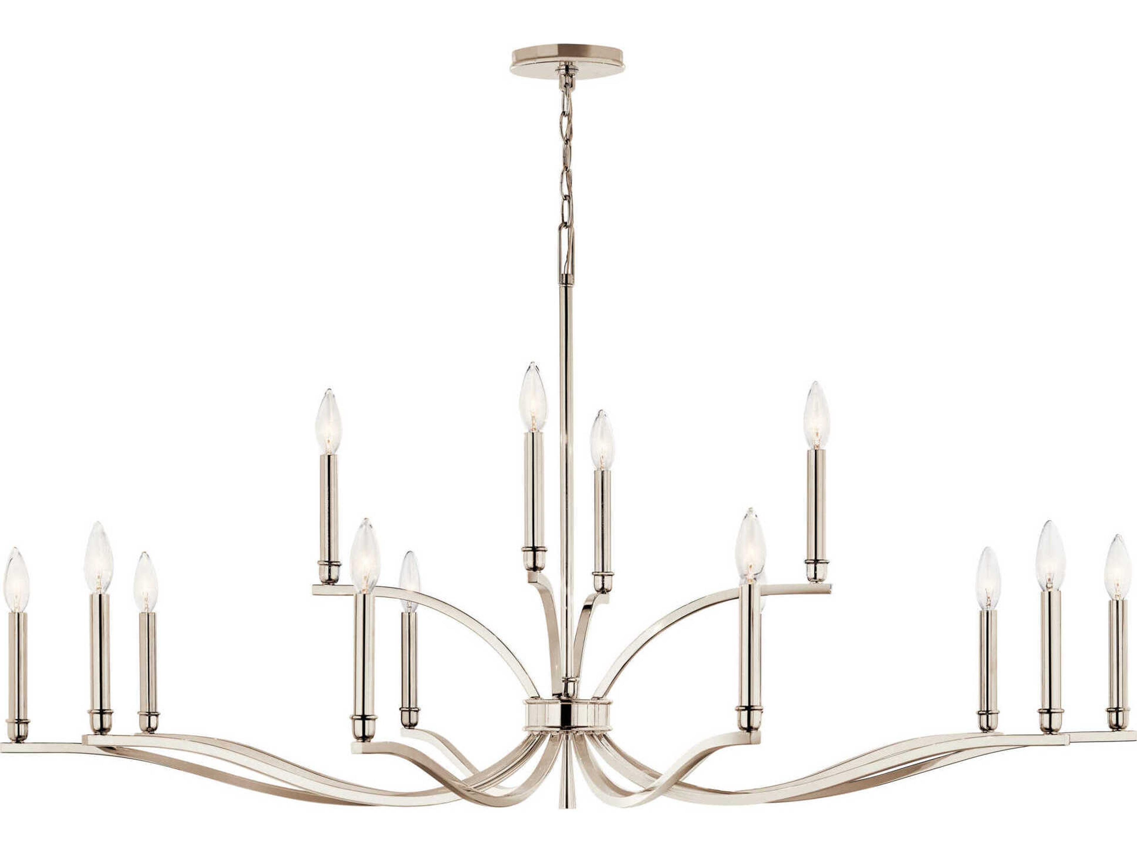 Kichler Malene 14-Light Polished Nickel Chandelier