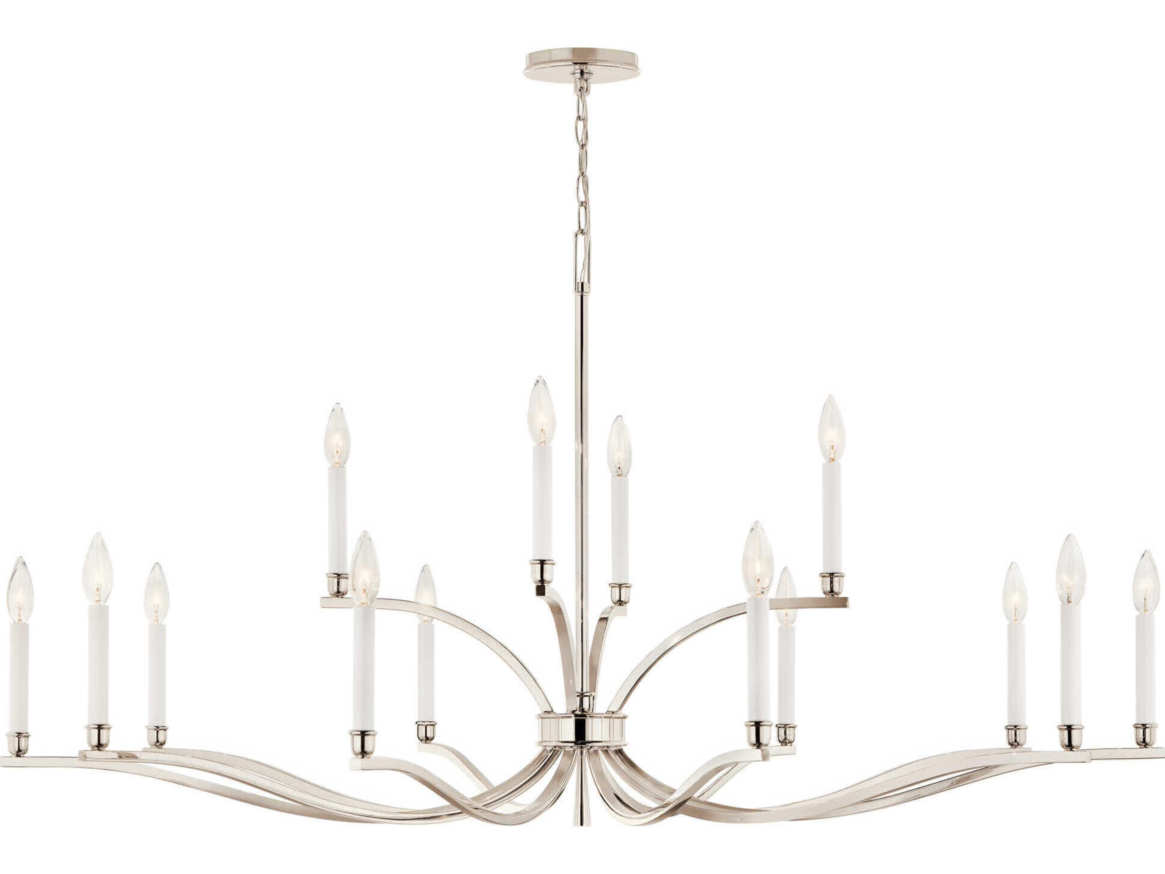 Kichler Malene 14-Light Polished Nickel Chandelier