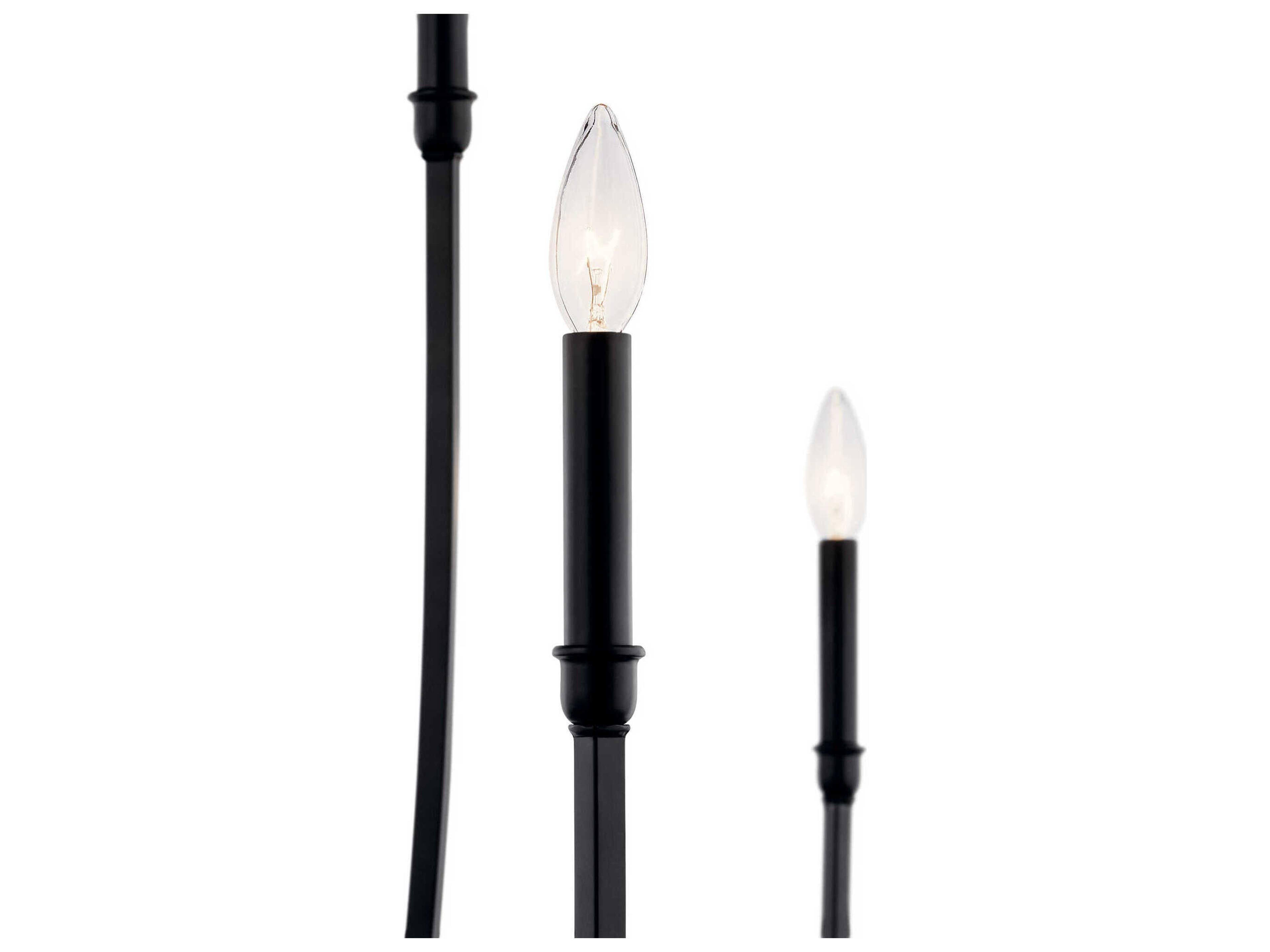 Kichler Malene 8-Light Black Chandelier