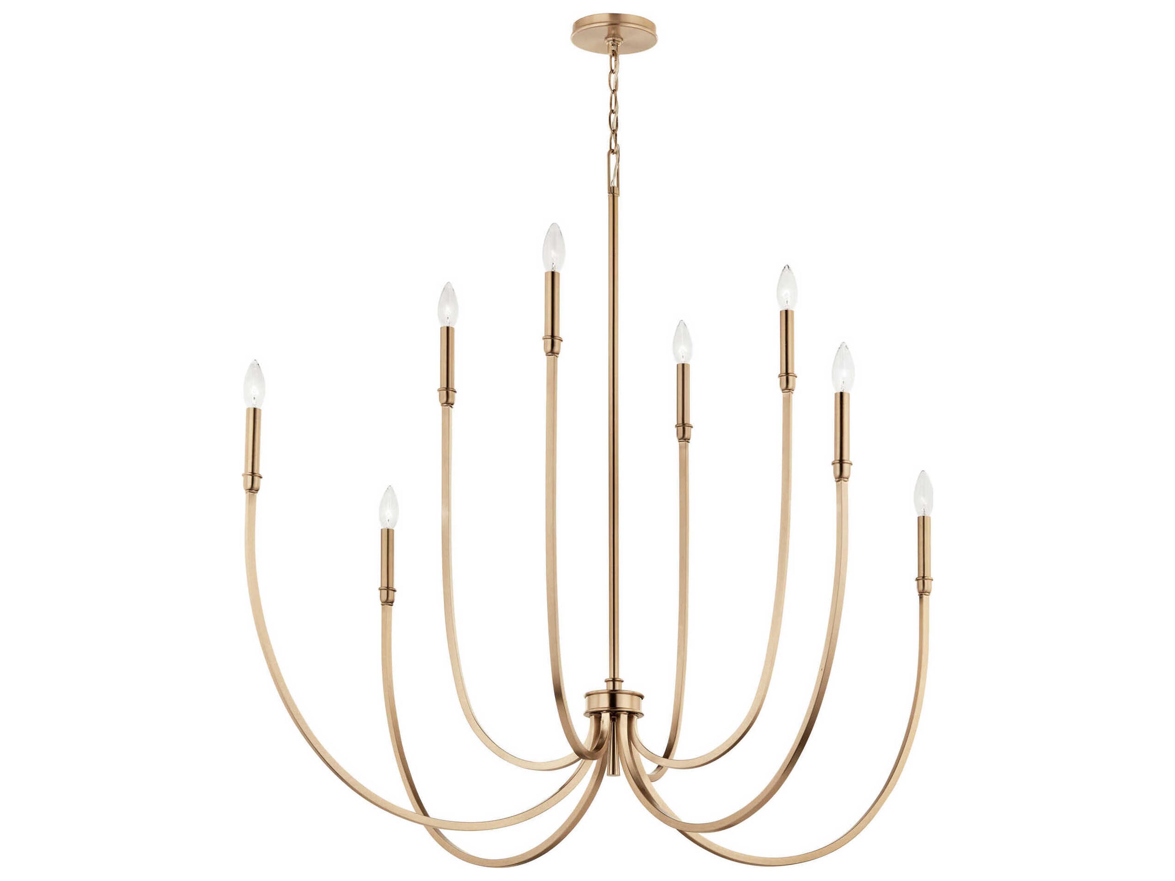 Malene 8-Light Champagne Bronze Chandelier