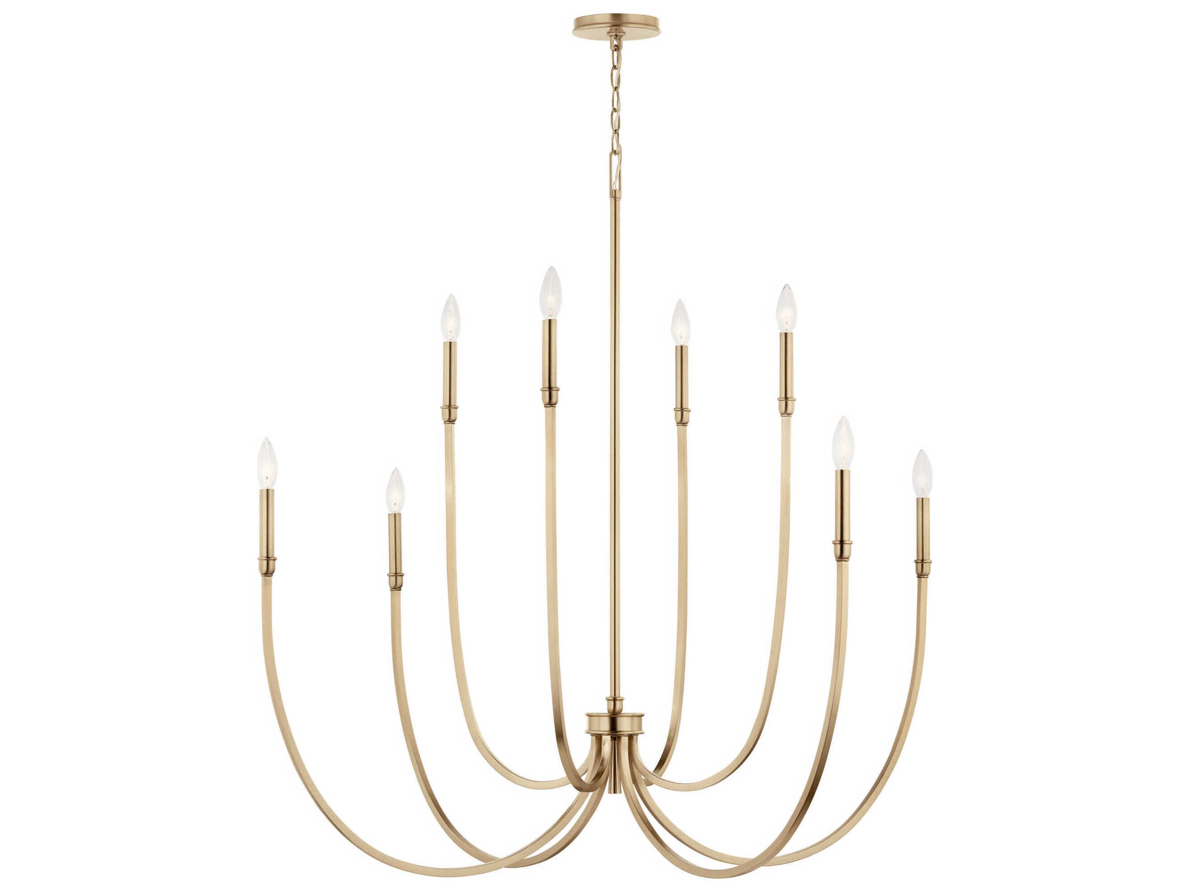 Kichler Malene 8-Light Champagne Bronze Chandelier