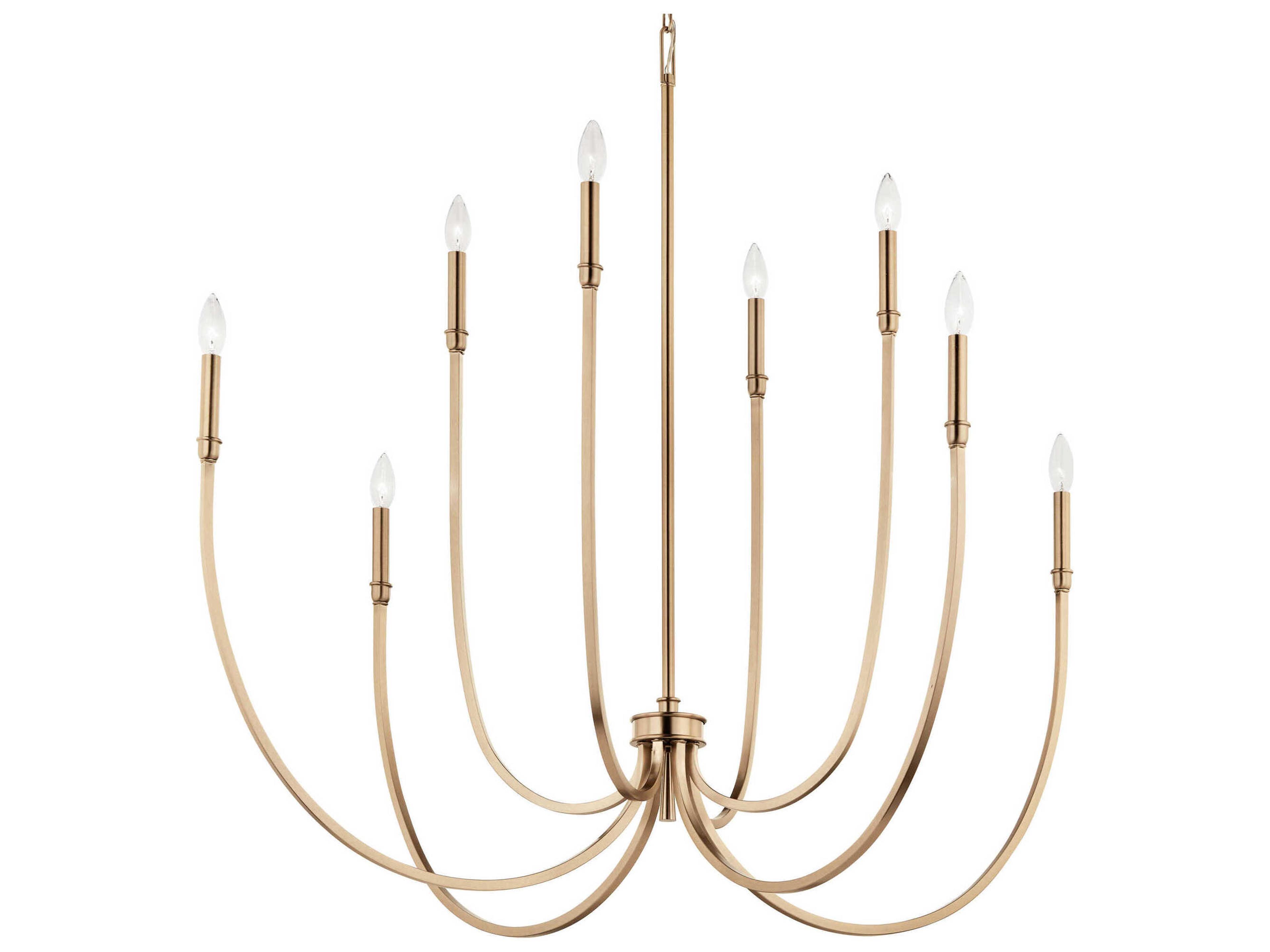 Kichler Malene 8-Light Champagne Bronze Chandelier