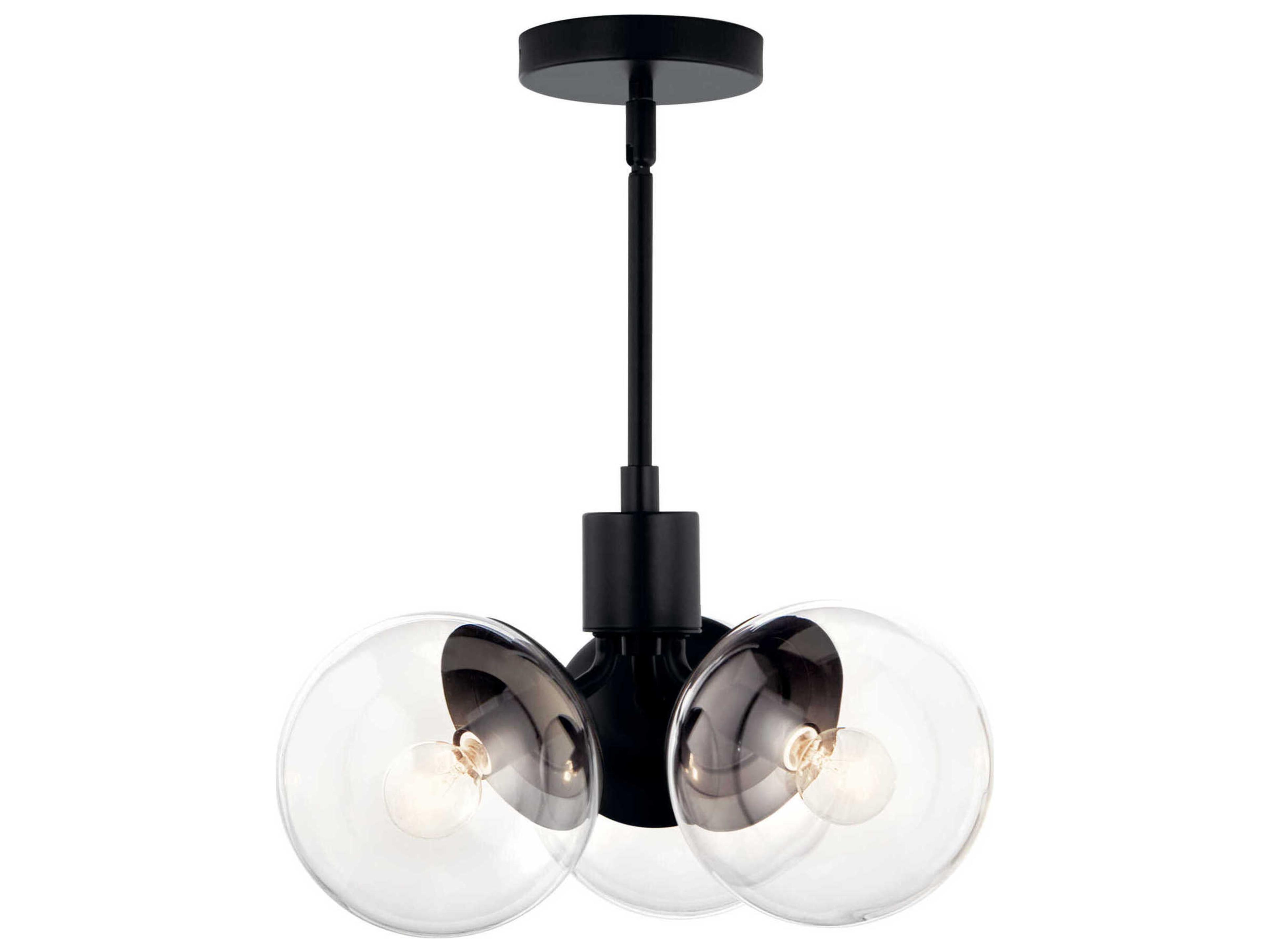 Kichler Silvarious 3-Light Black Pendant