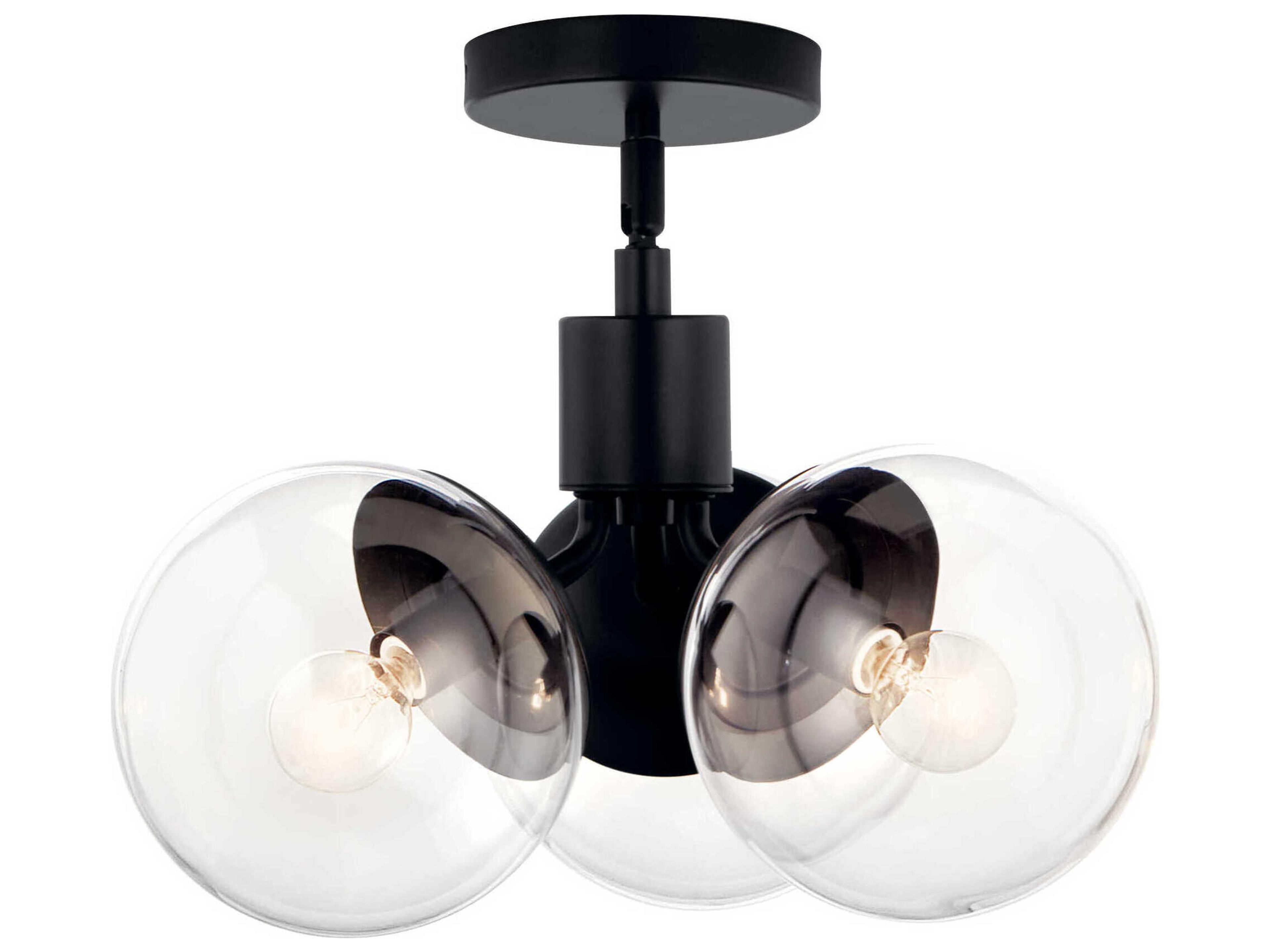 Kichler Silvarious 3-Light Black Pendant