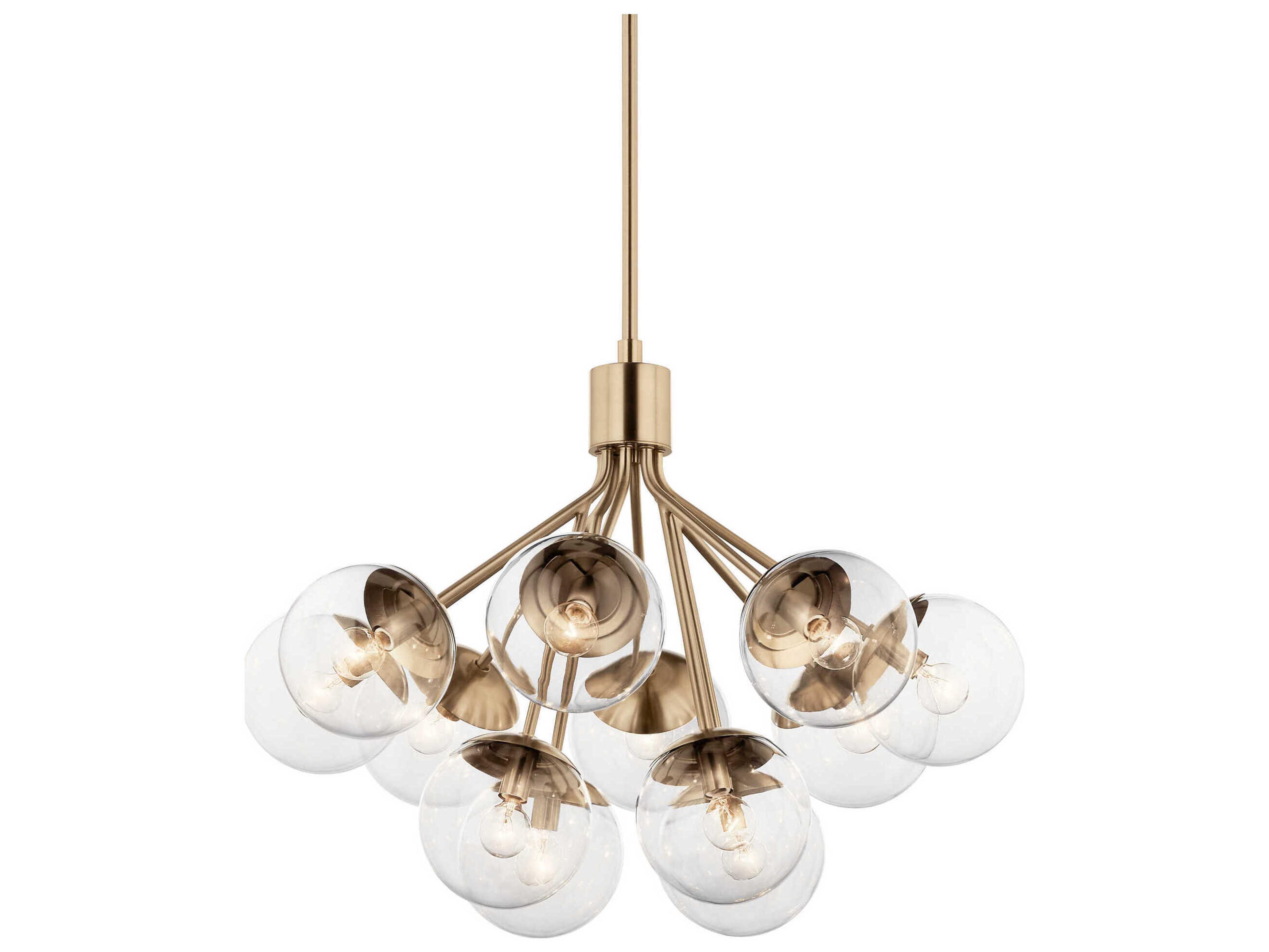 Kichler Silvarious 12-Light Champagne Bronze Chandelier