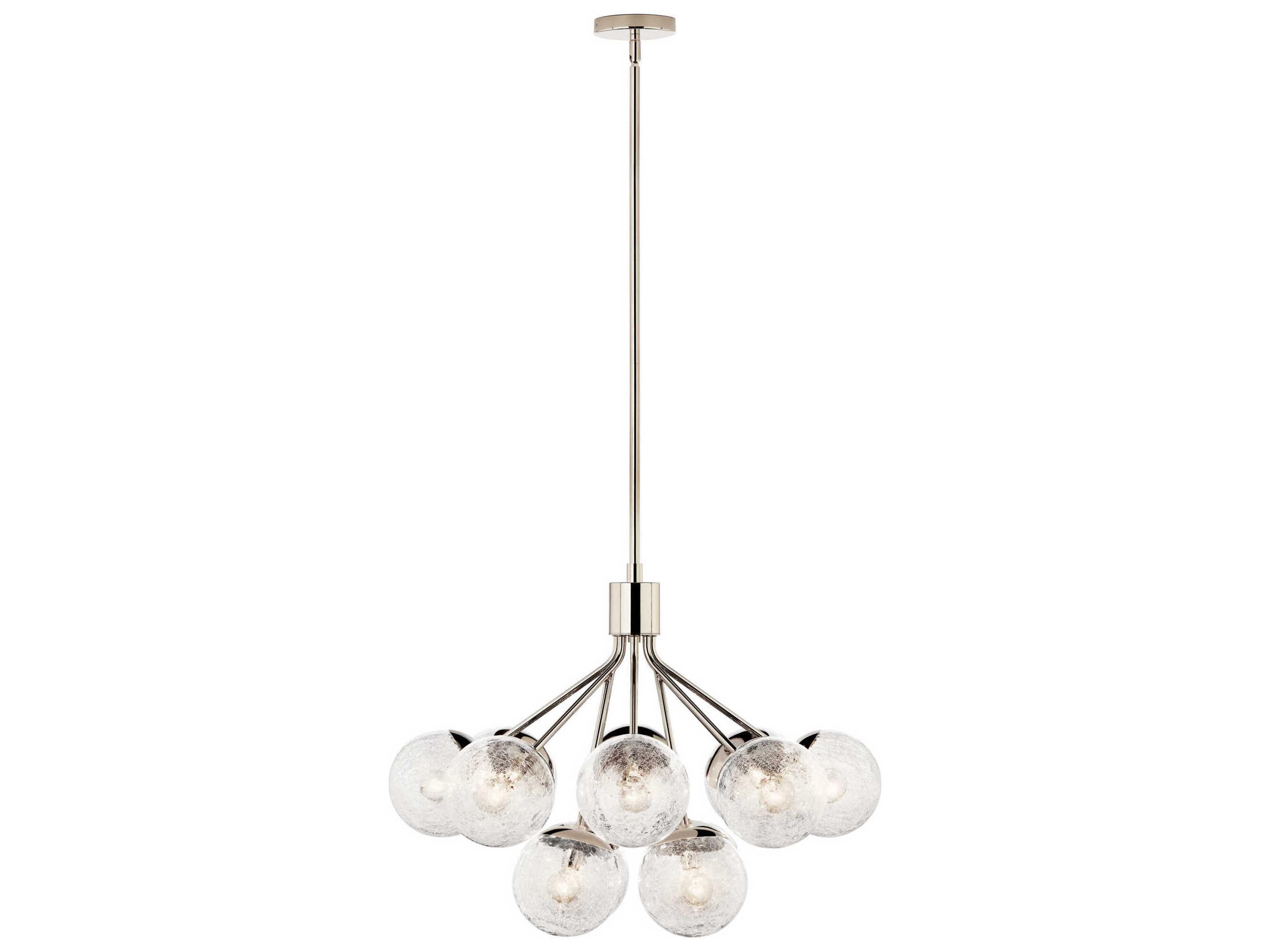 Kichler Silvarious 12-Light Polished Nickel Chandelier