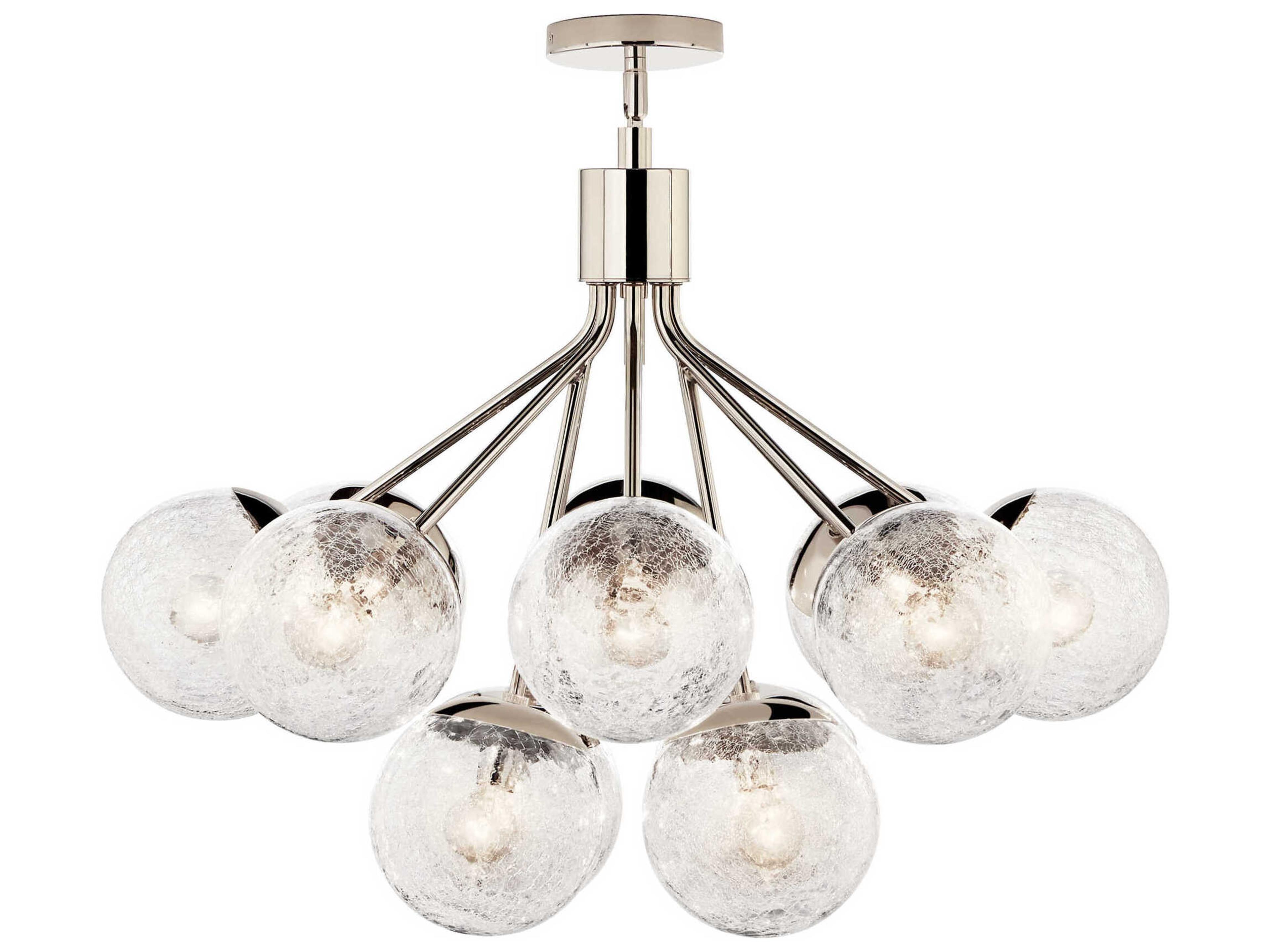 Kichler Silvarious 12-Light Polished Nickel Chandelier