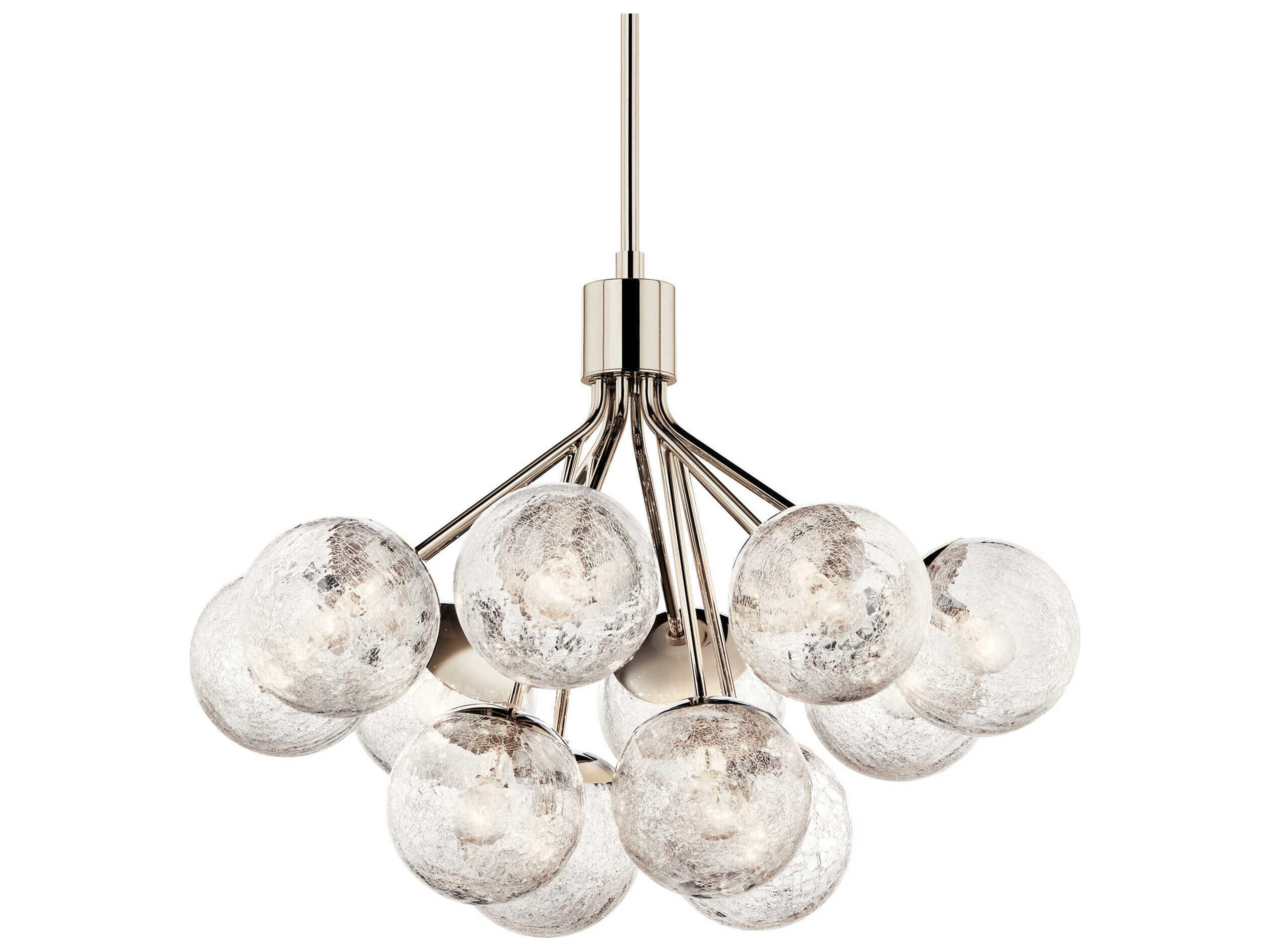 Kichler Silvarious 12-Light Polished Nickel Chandelier