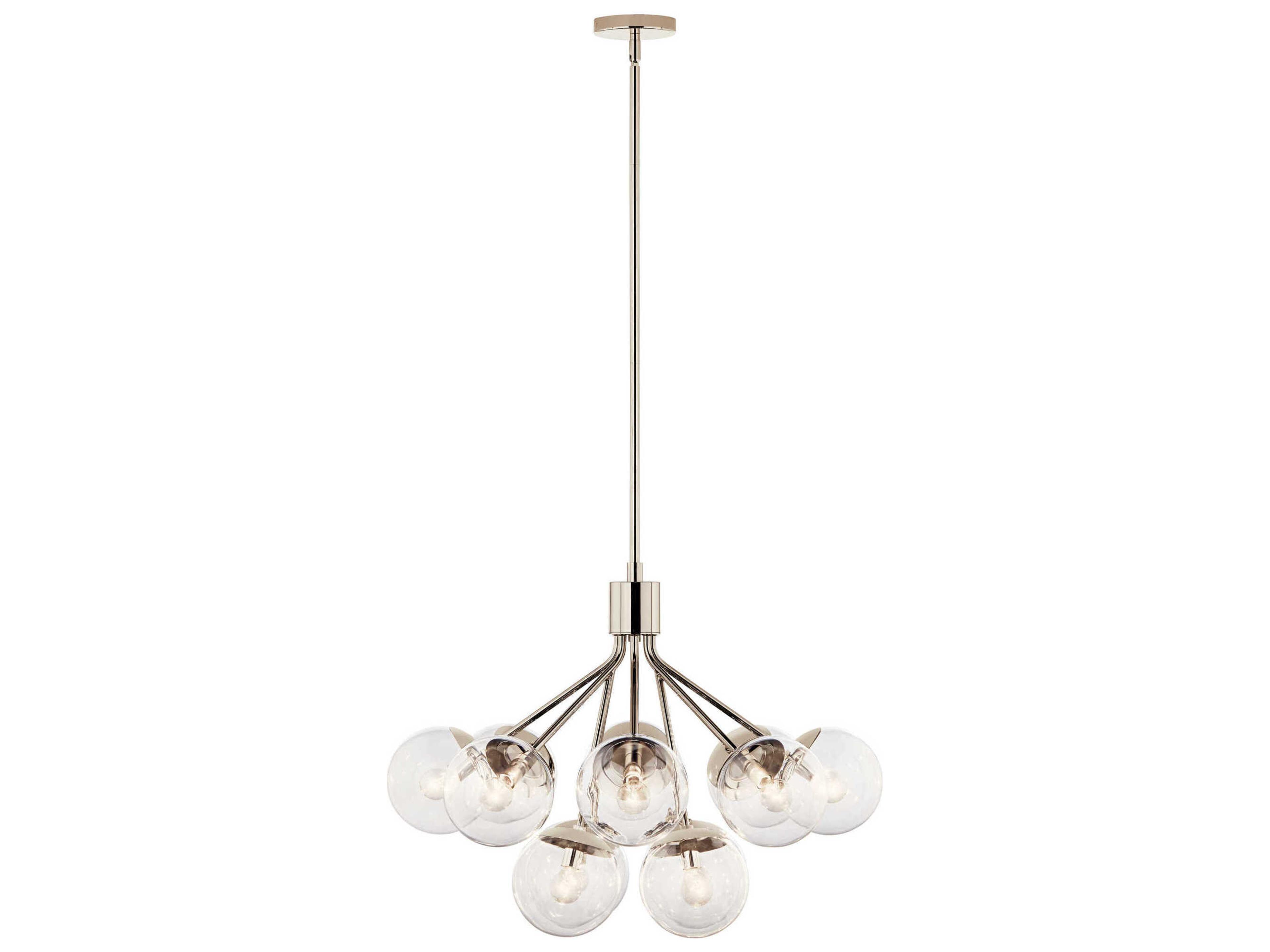 Kichler Silvarious 12-Light Polished Nickel Chandelier