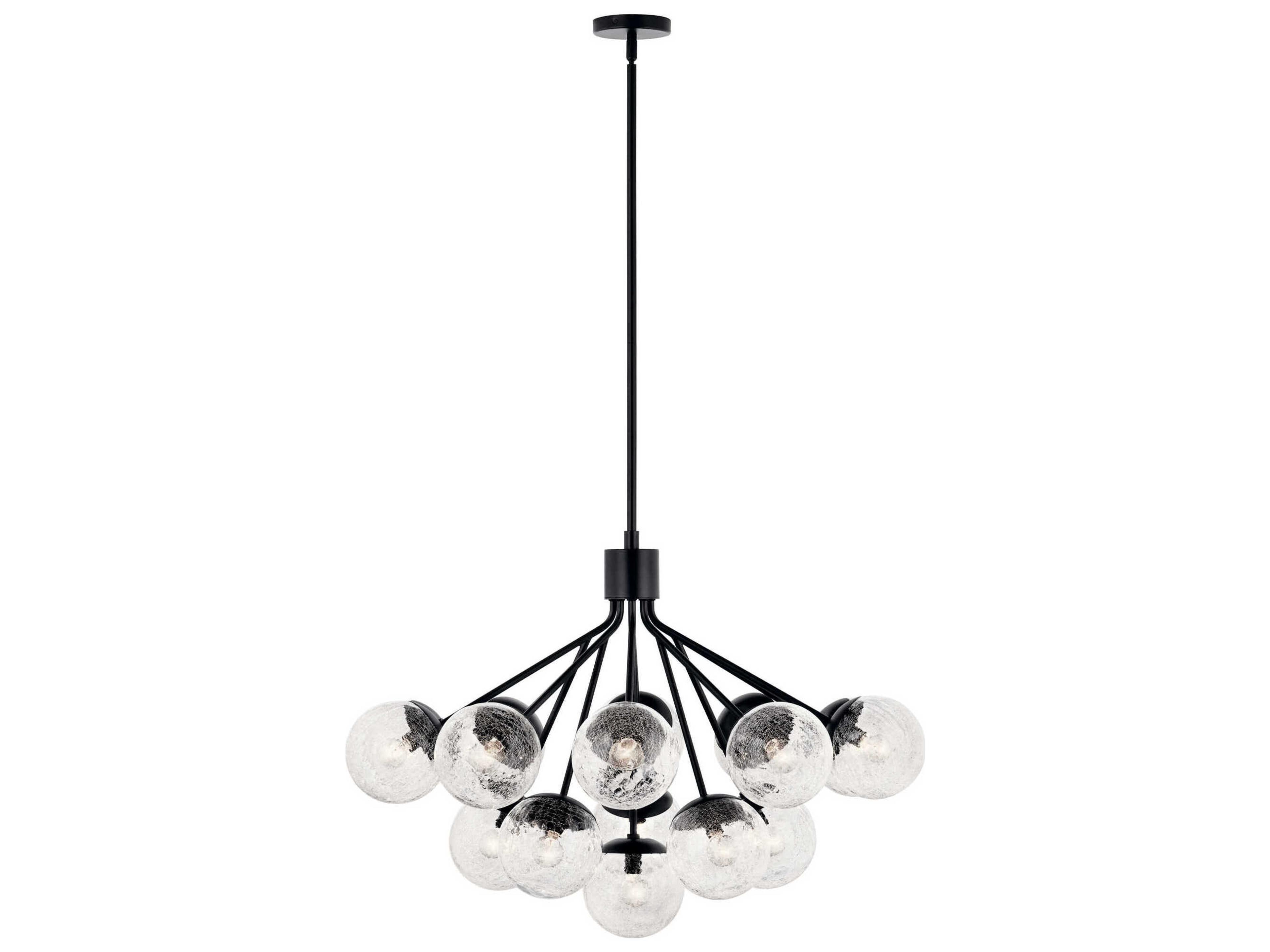 Kichler Silvarious 16-Light Black Chandelier