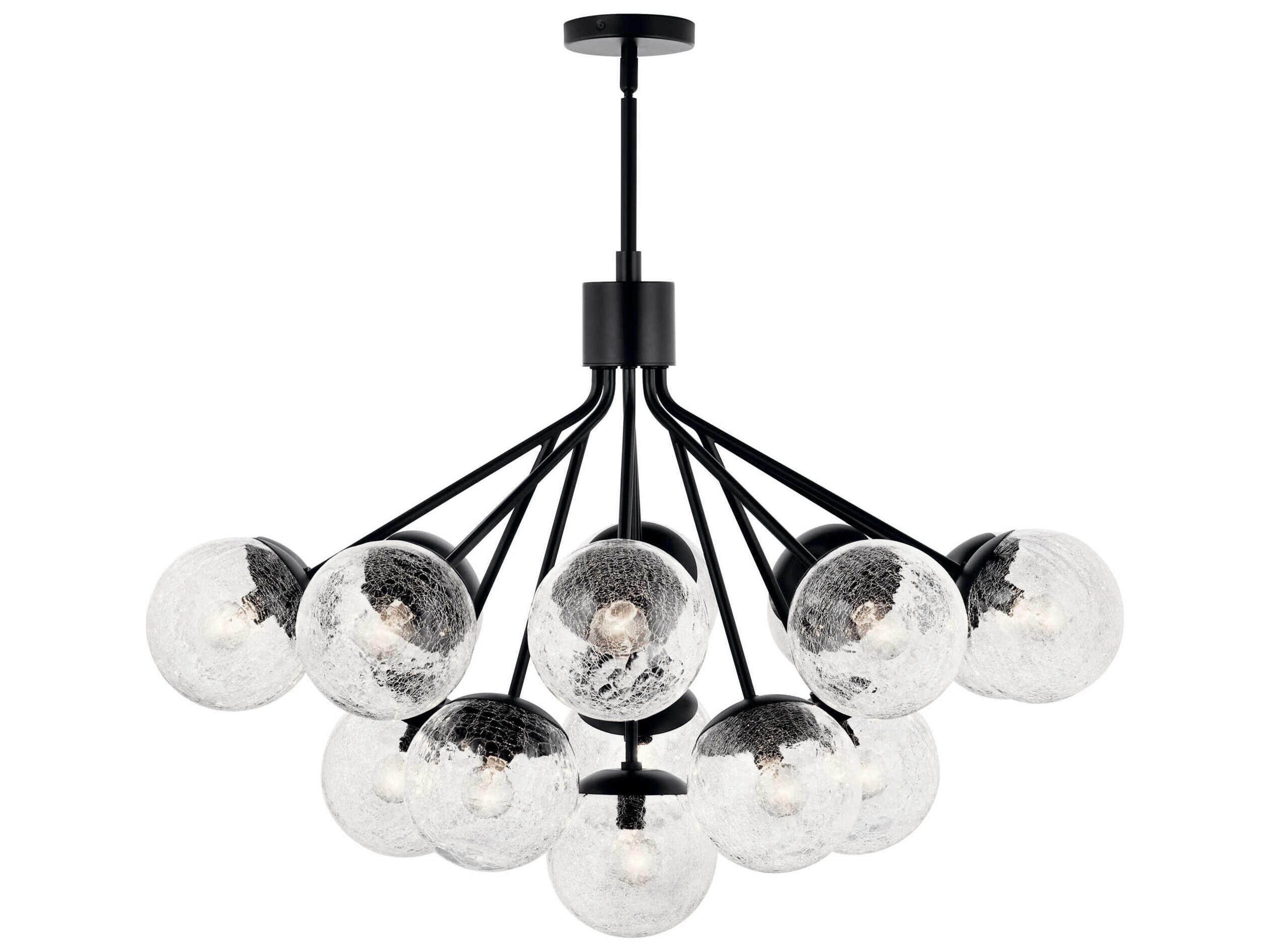 Kichler Silvarious 16-Light Black Chandelier