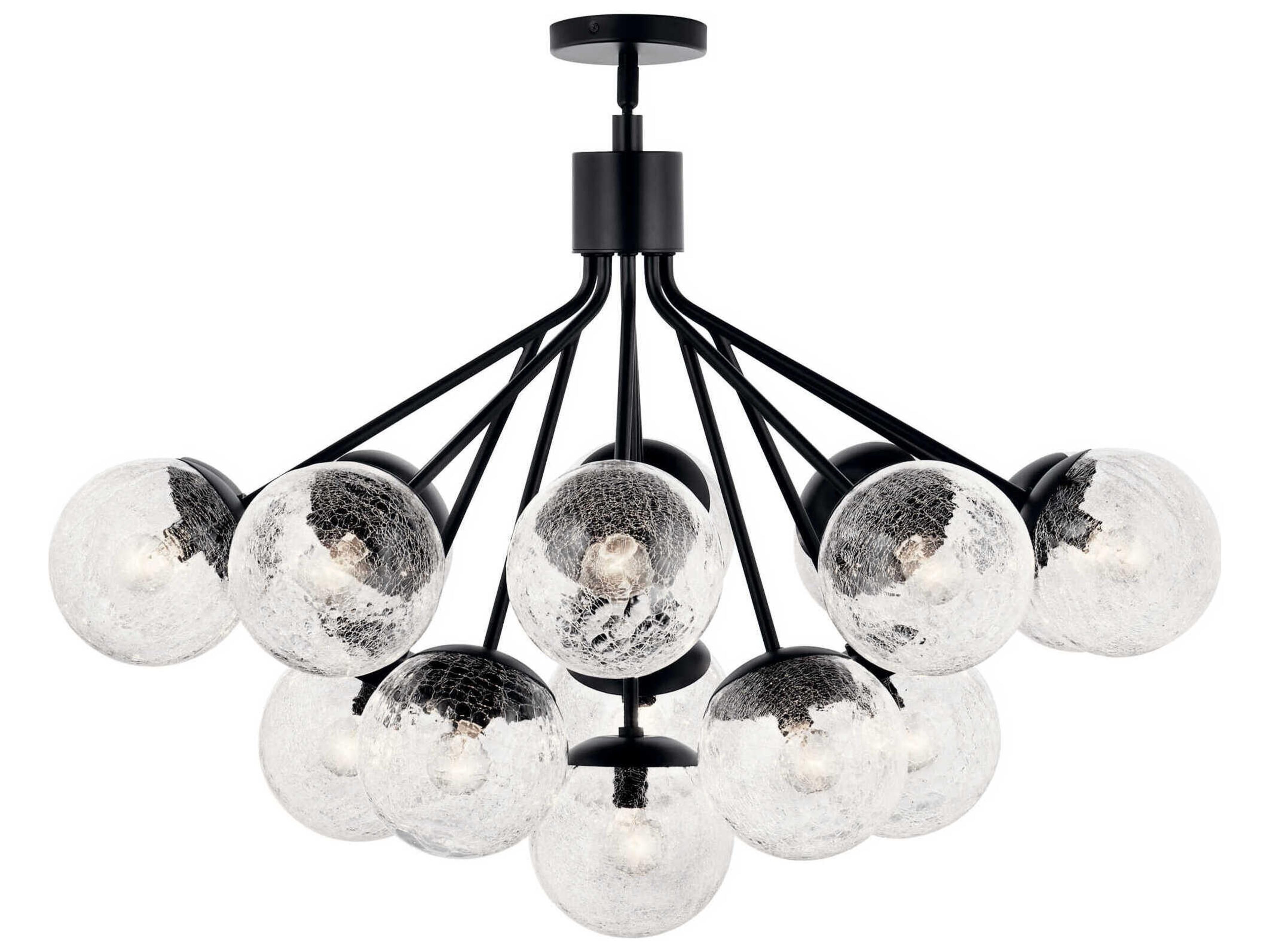 Kichler Silvarious 16-Light Black Chandelier