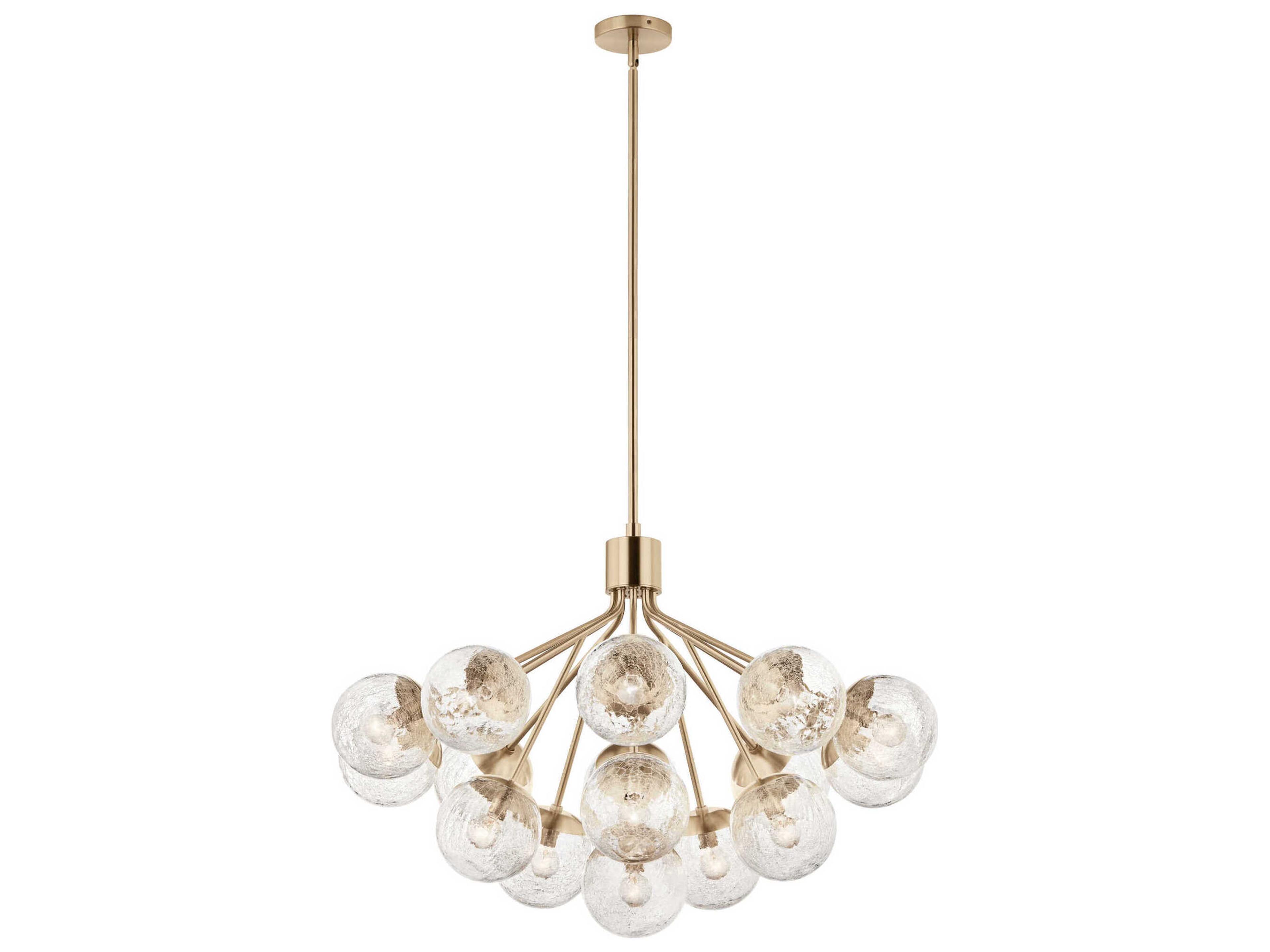 Silvarious 16-Light Champagne Bronze Chandelier