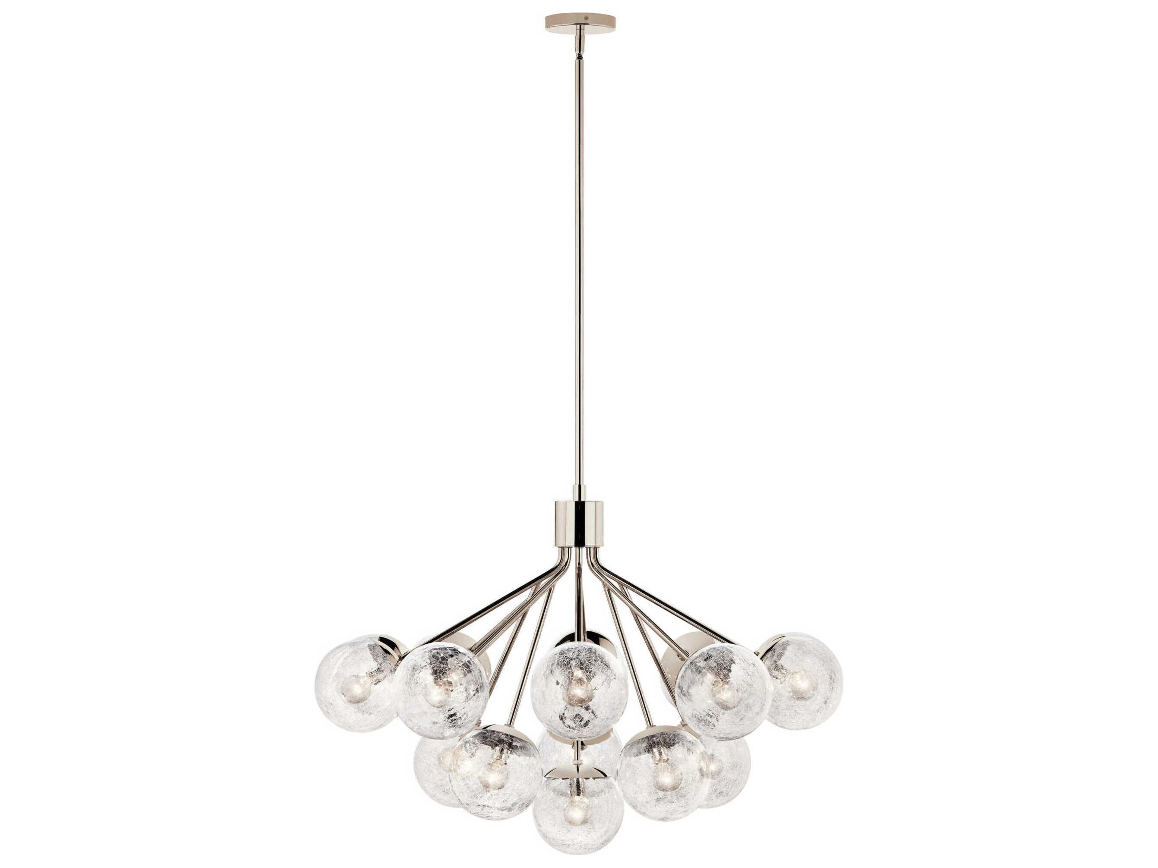 Kichler Silvarious 16-Light Polished Nickel Chandelier