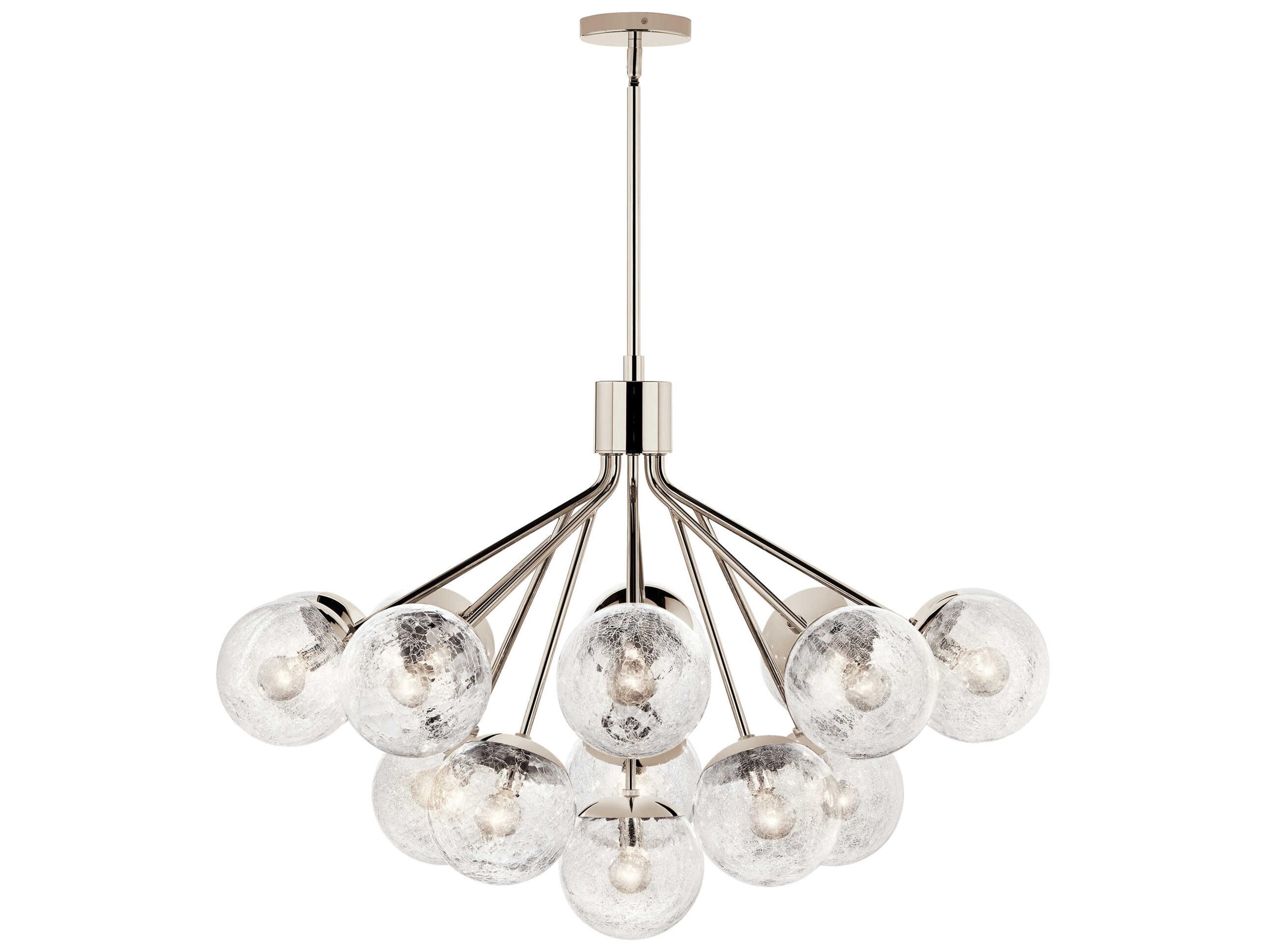 Kichler Silvarious 16-Light Polished Nickel Chandelier