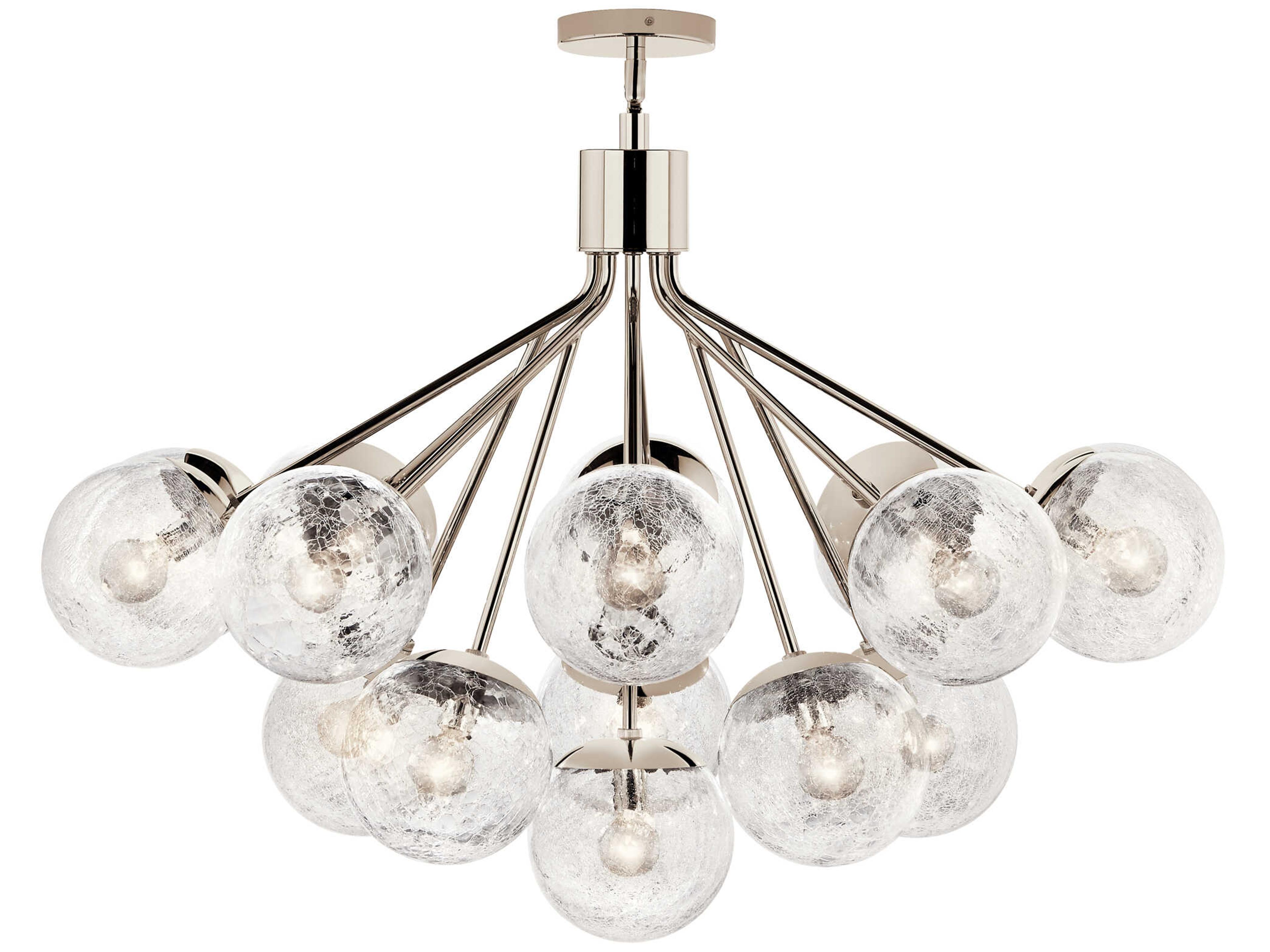 Kichler Silvarious 16-Light Polished Nickel Chandelier