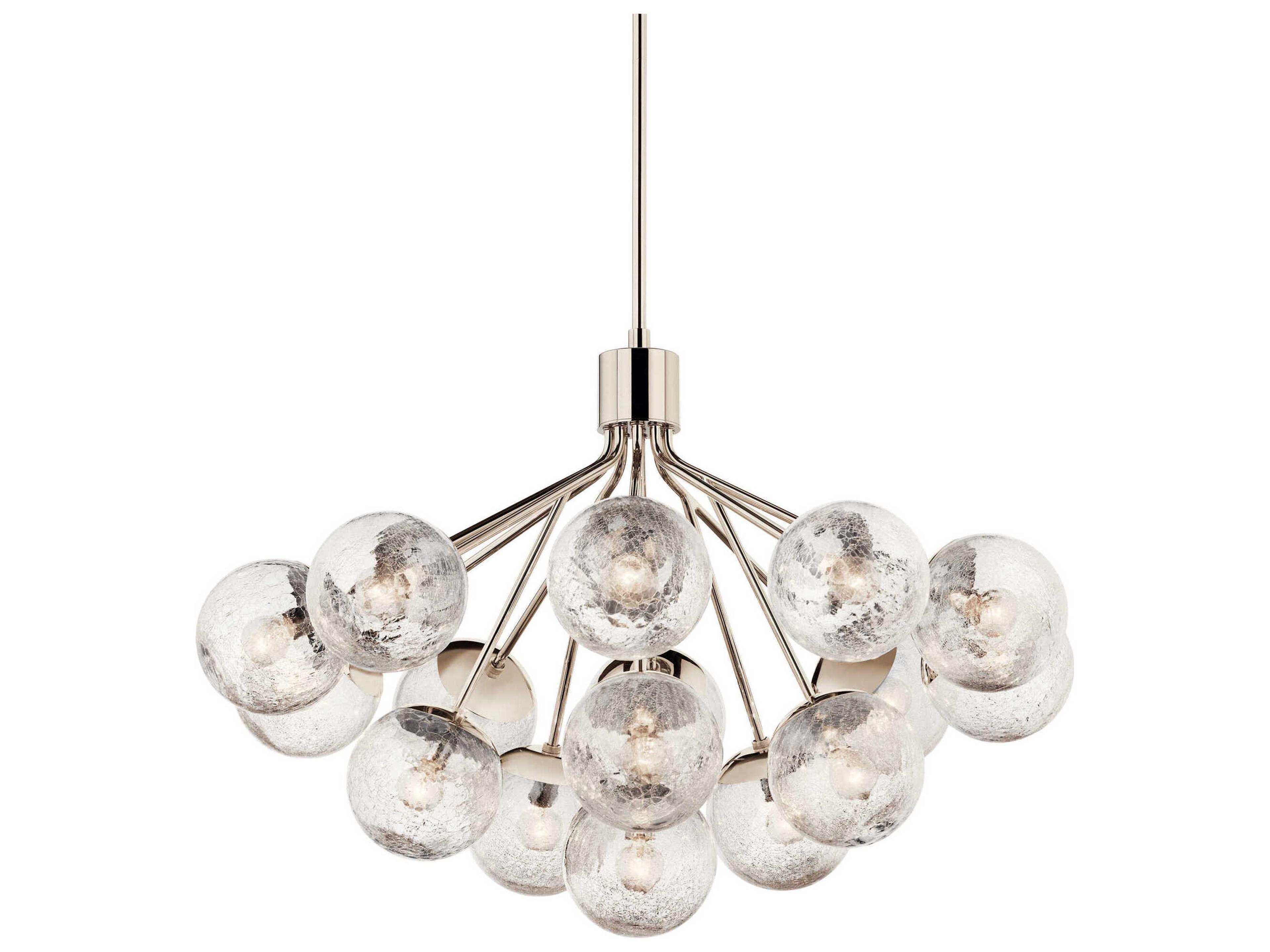 Kichler Silvarious 16-Light Polished Nickel Chandelier