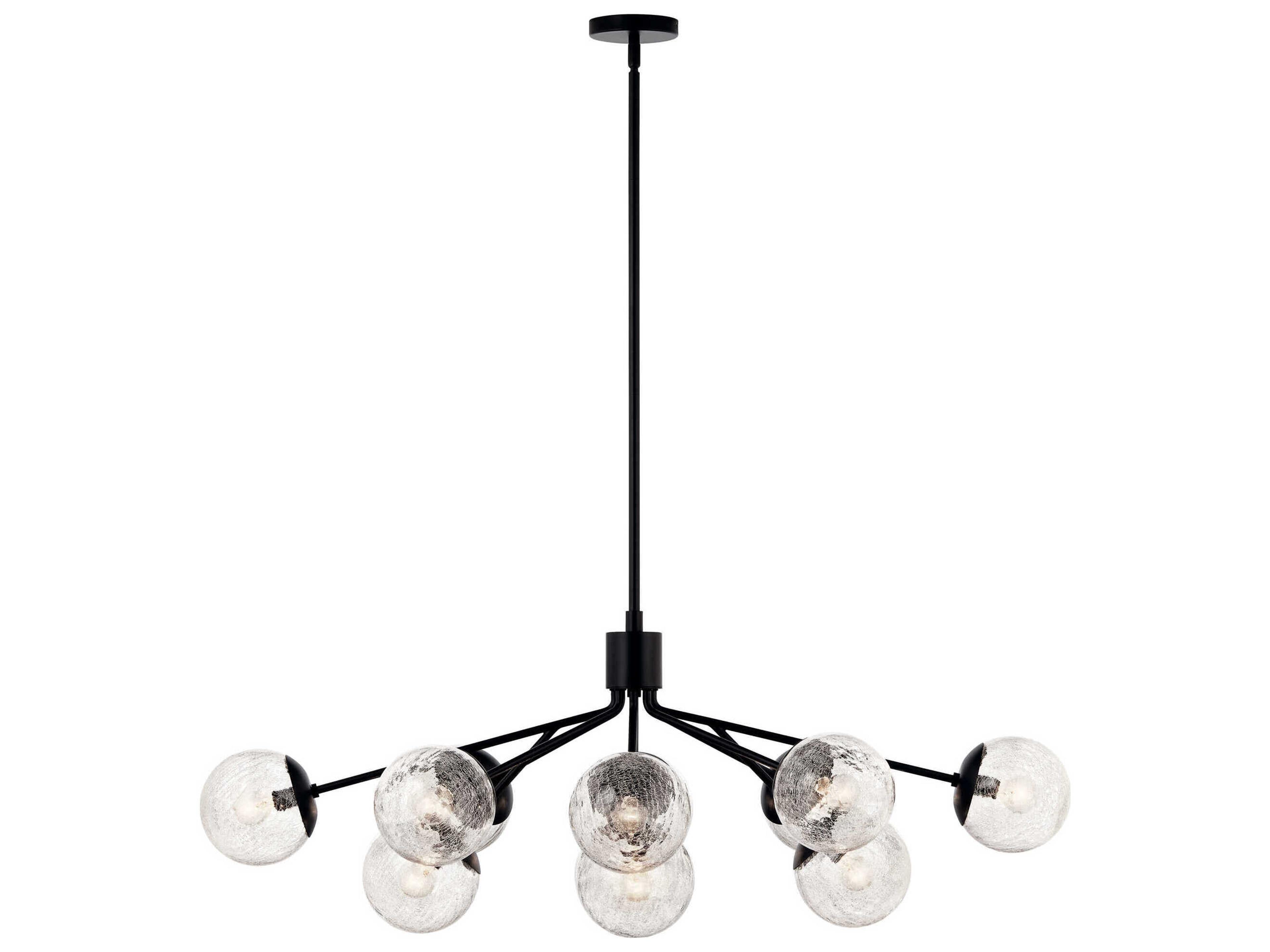 Kichler Silvarious 12-Light Black Chandelier