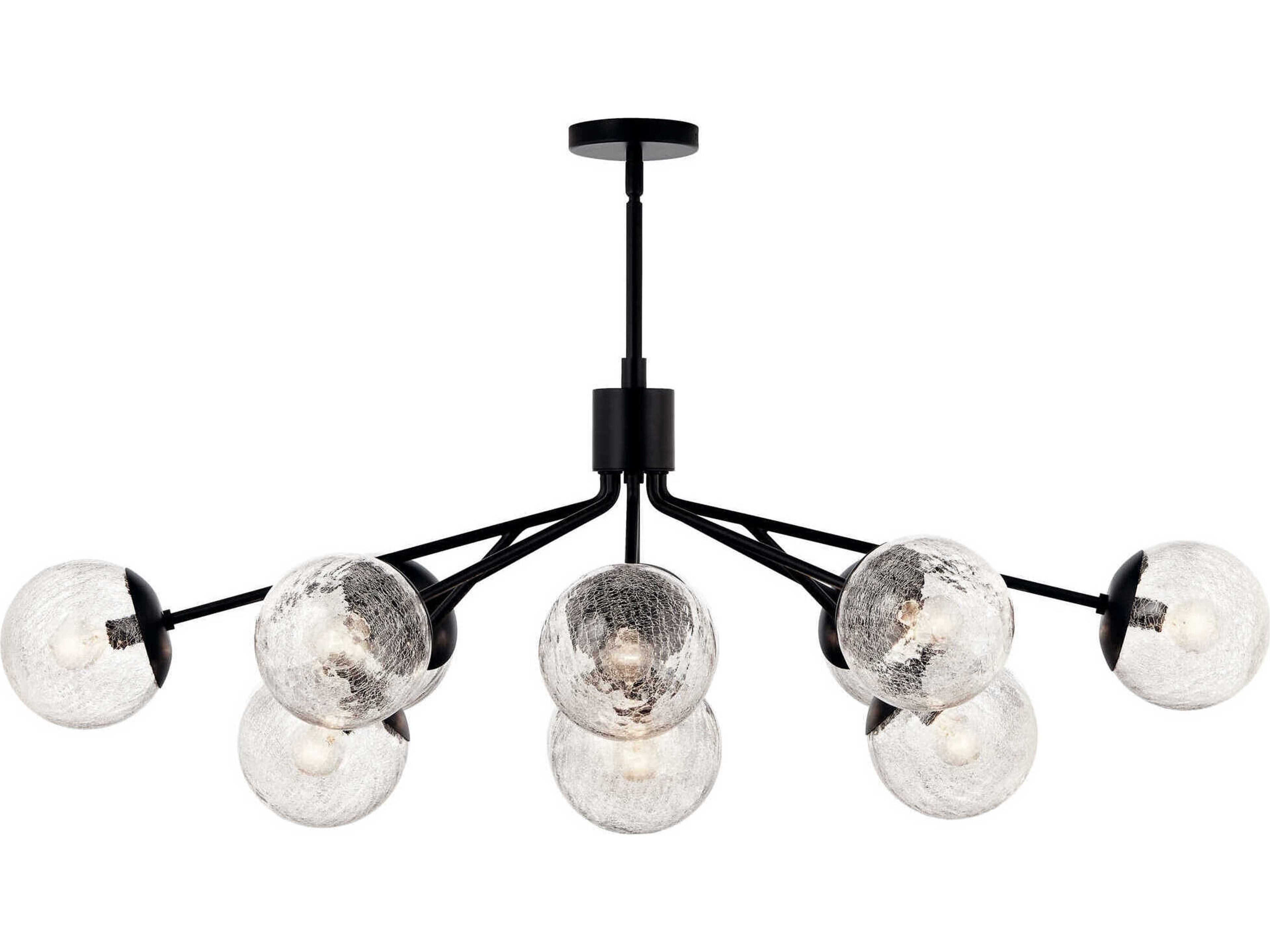 Kichler Silvarious 12-Light Black Chandelier