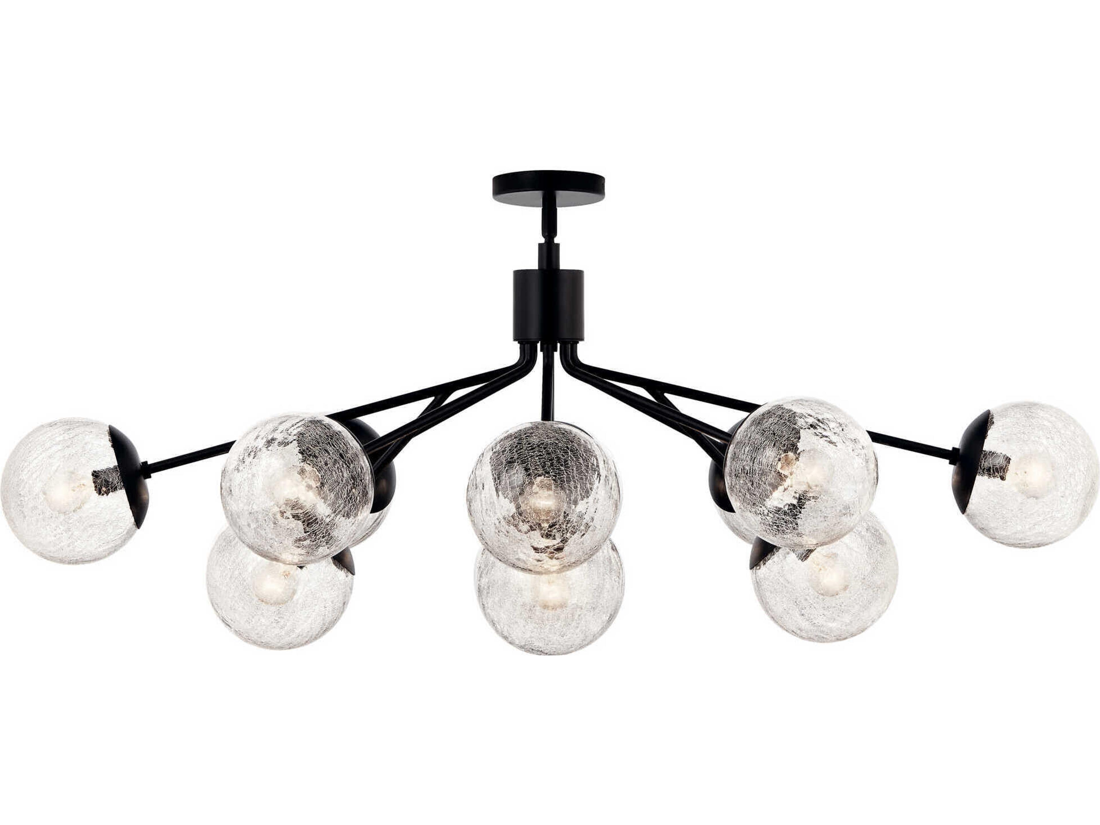 Kichler Silvarious 12-Light Black Chandelier
