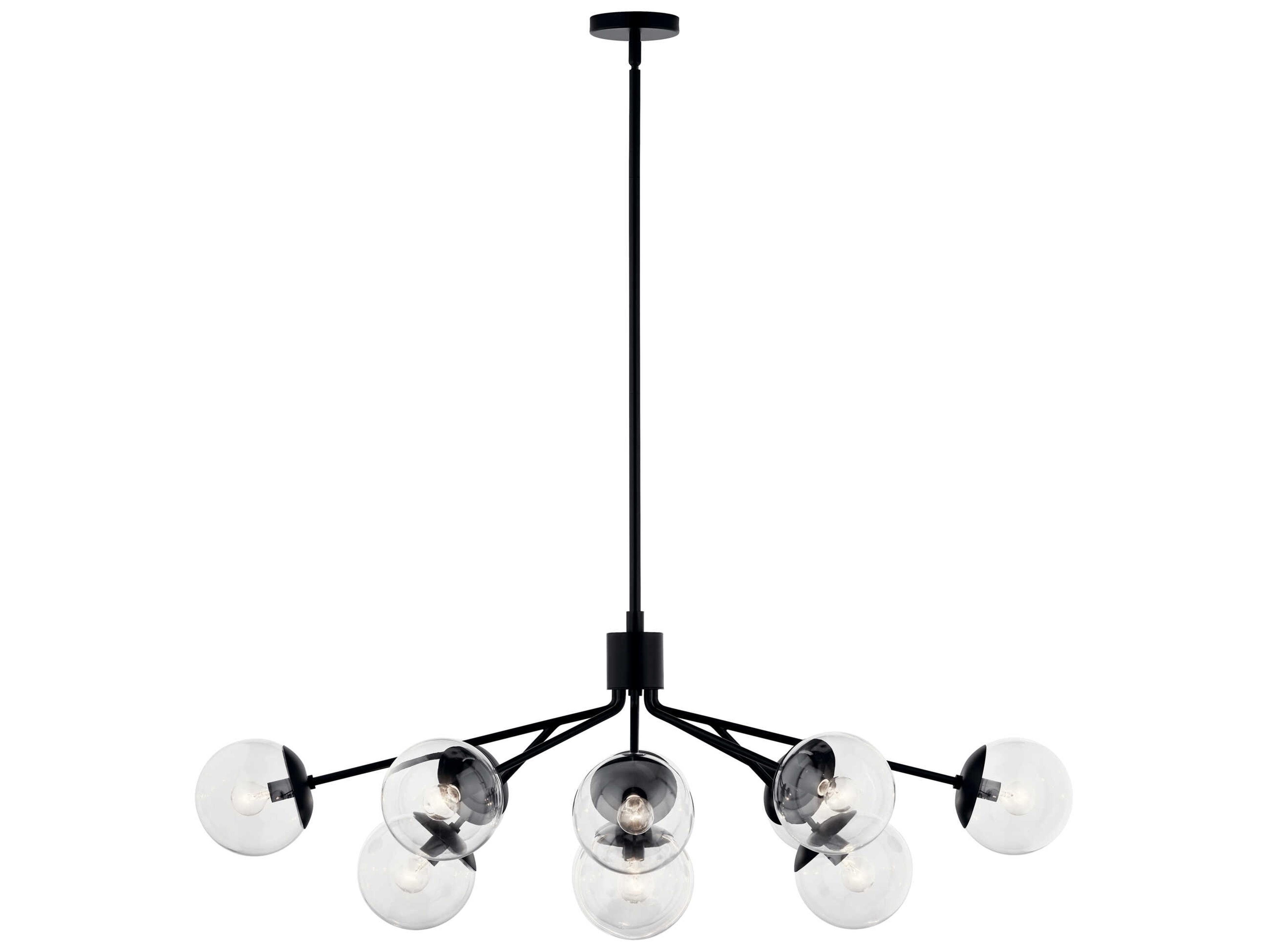 Kichler Silvarious 12-Light Black Chandelier