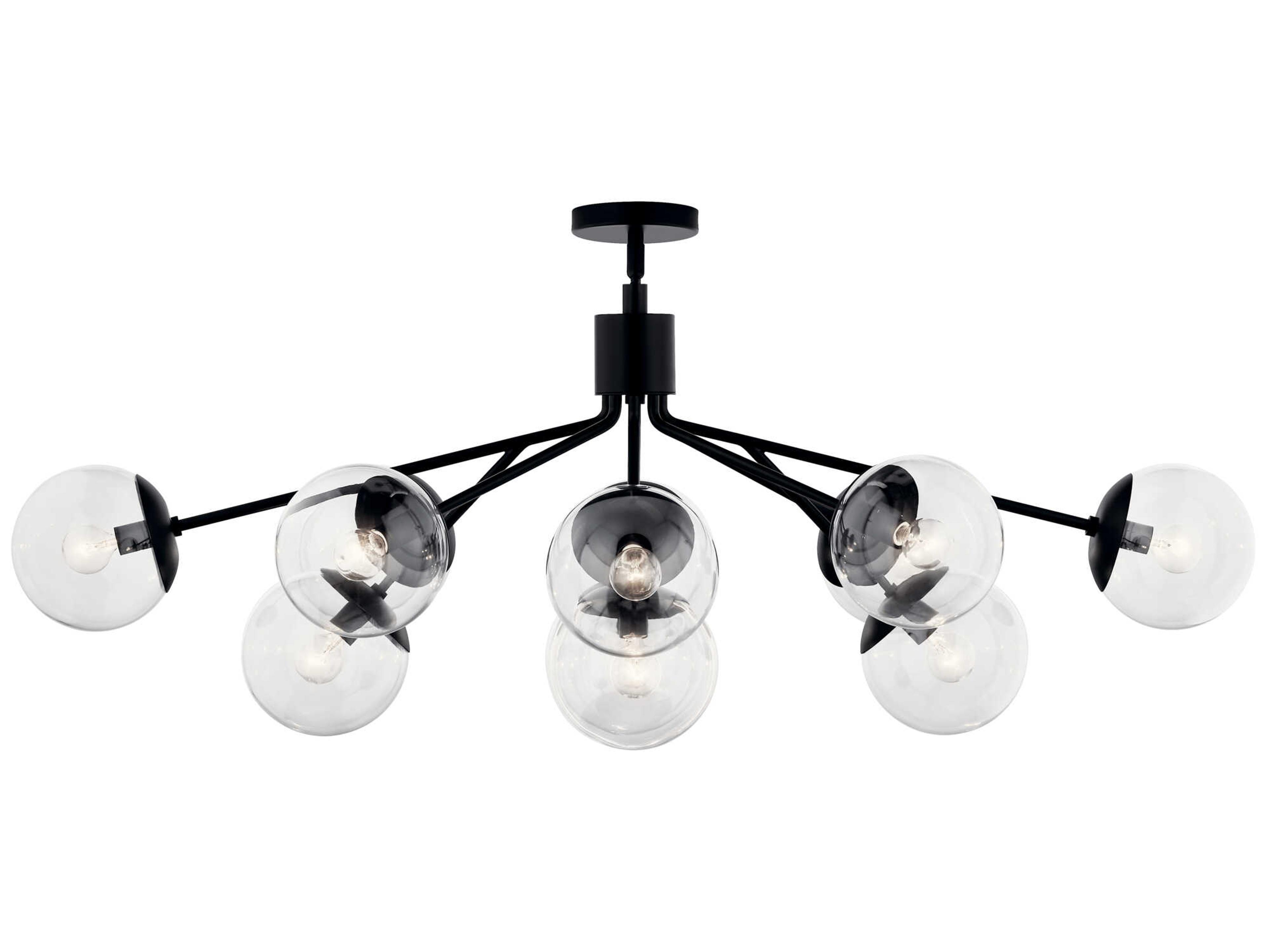 Kichler Silvarious 12-Light Black Chandelier