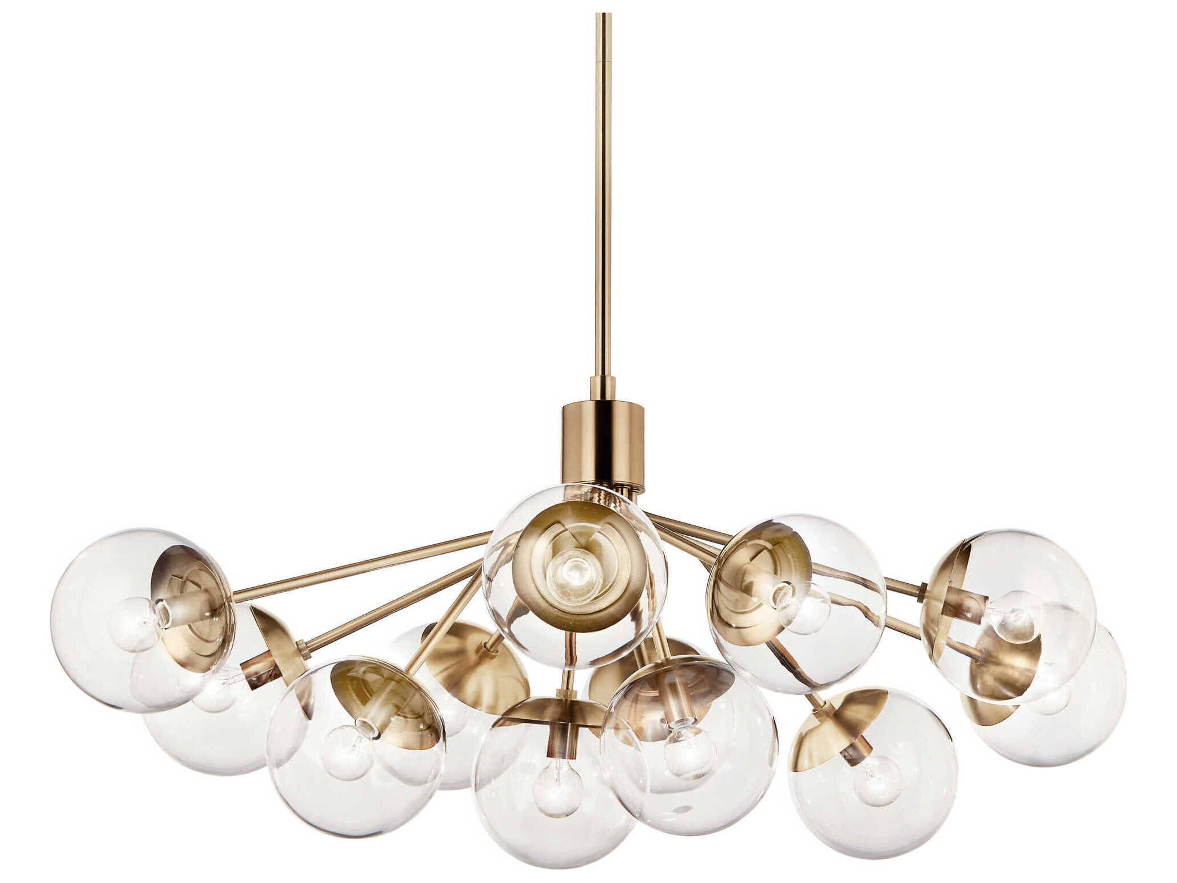 Kichler Silvarious 12-Light Champagne Bronze Chandelier