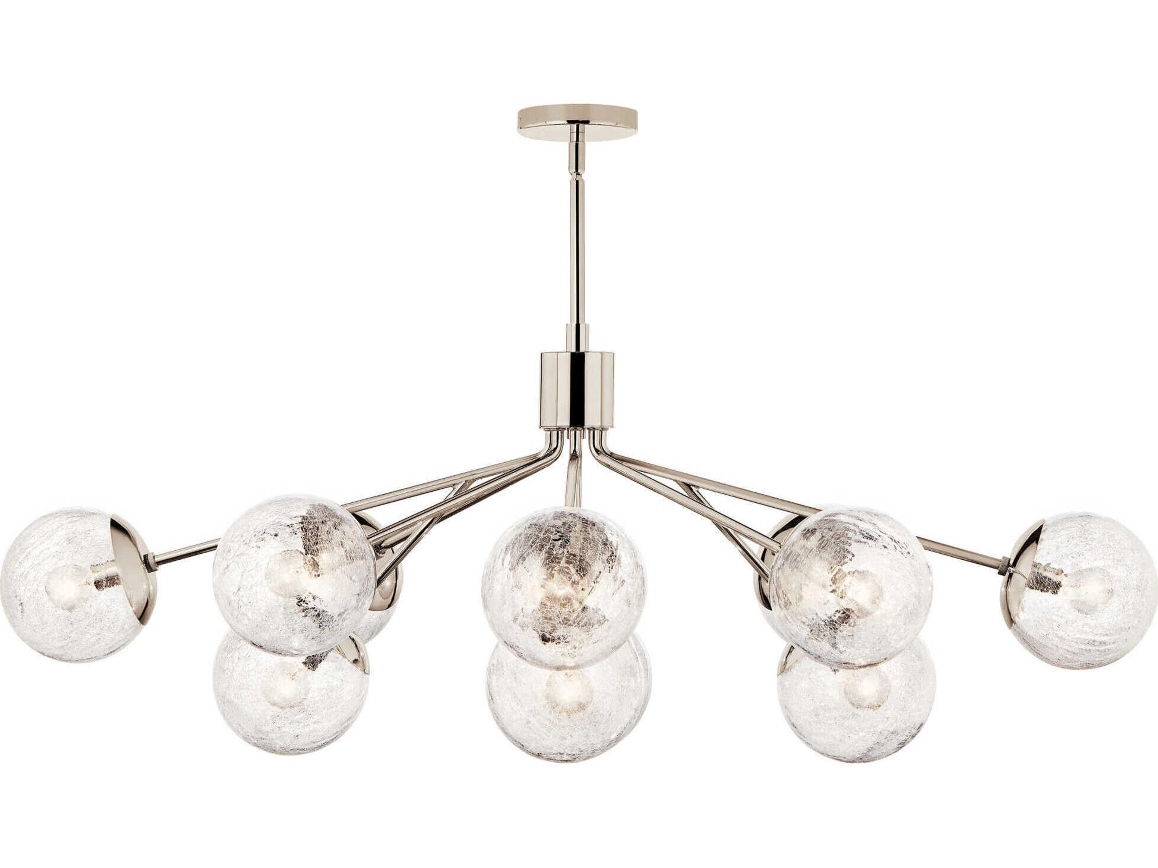 Kichler Silvarious 12-Light Polished Nickel Chandelier