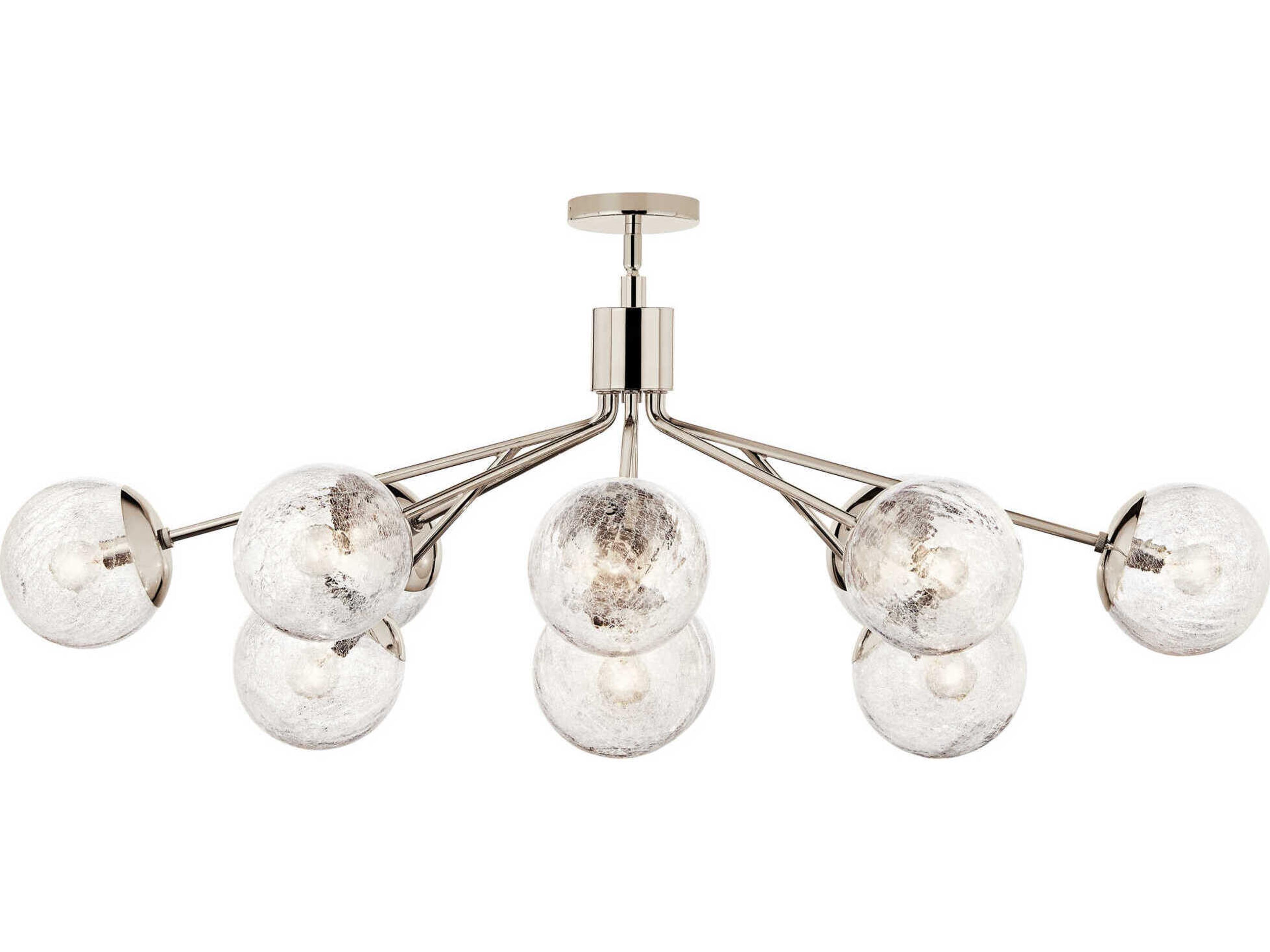 Kichler Silvarious 12-Light Polished Nickel Chandelier