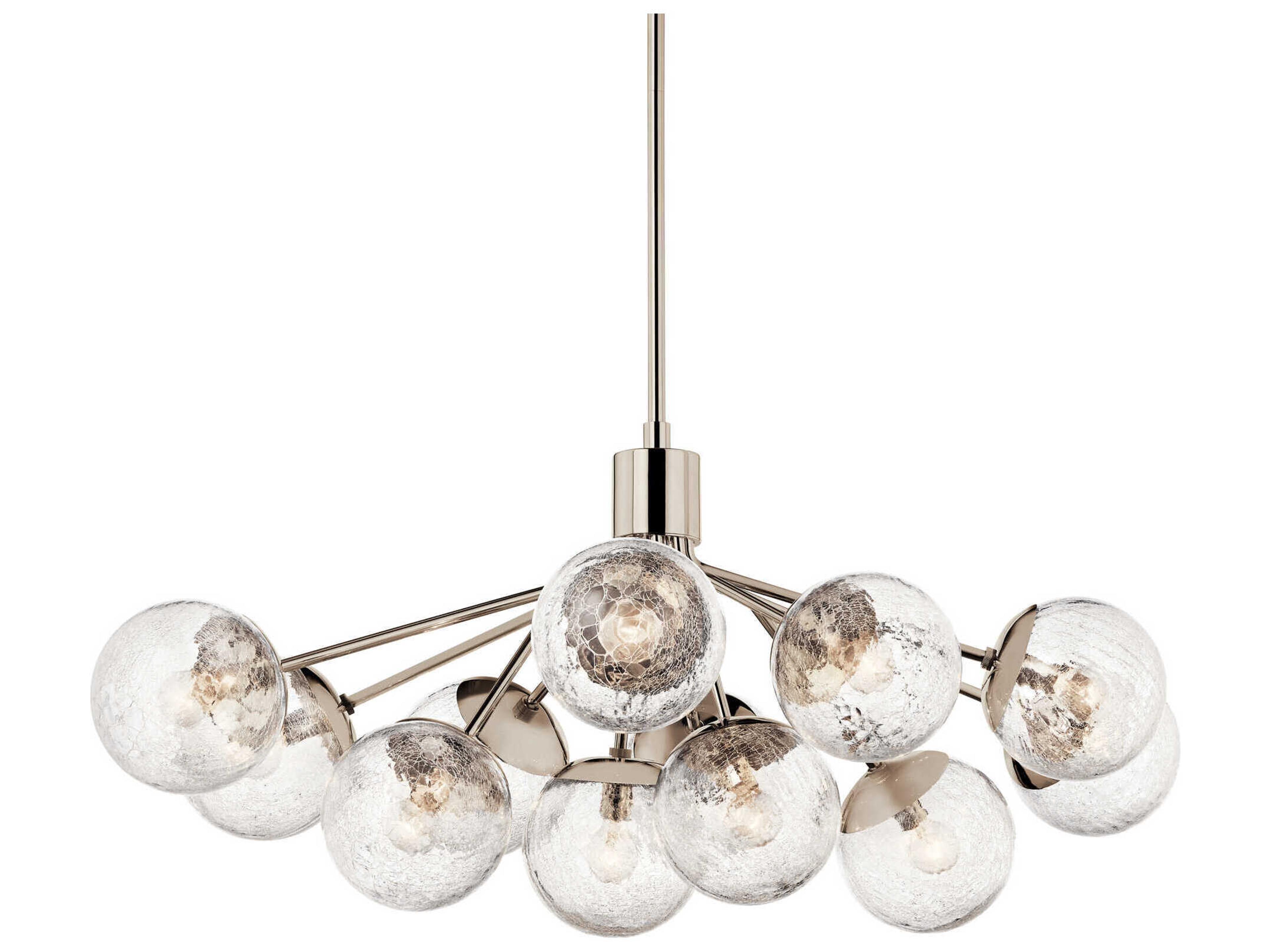 Kichler Silvarious 12-Light Polished Nickel Chandelier