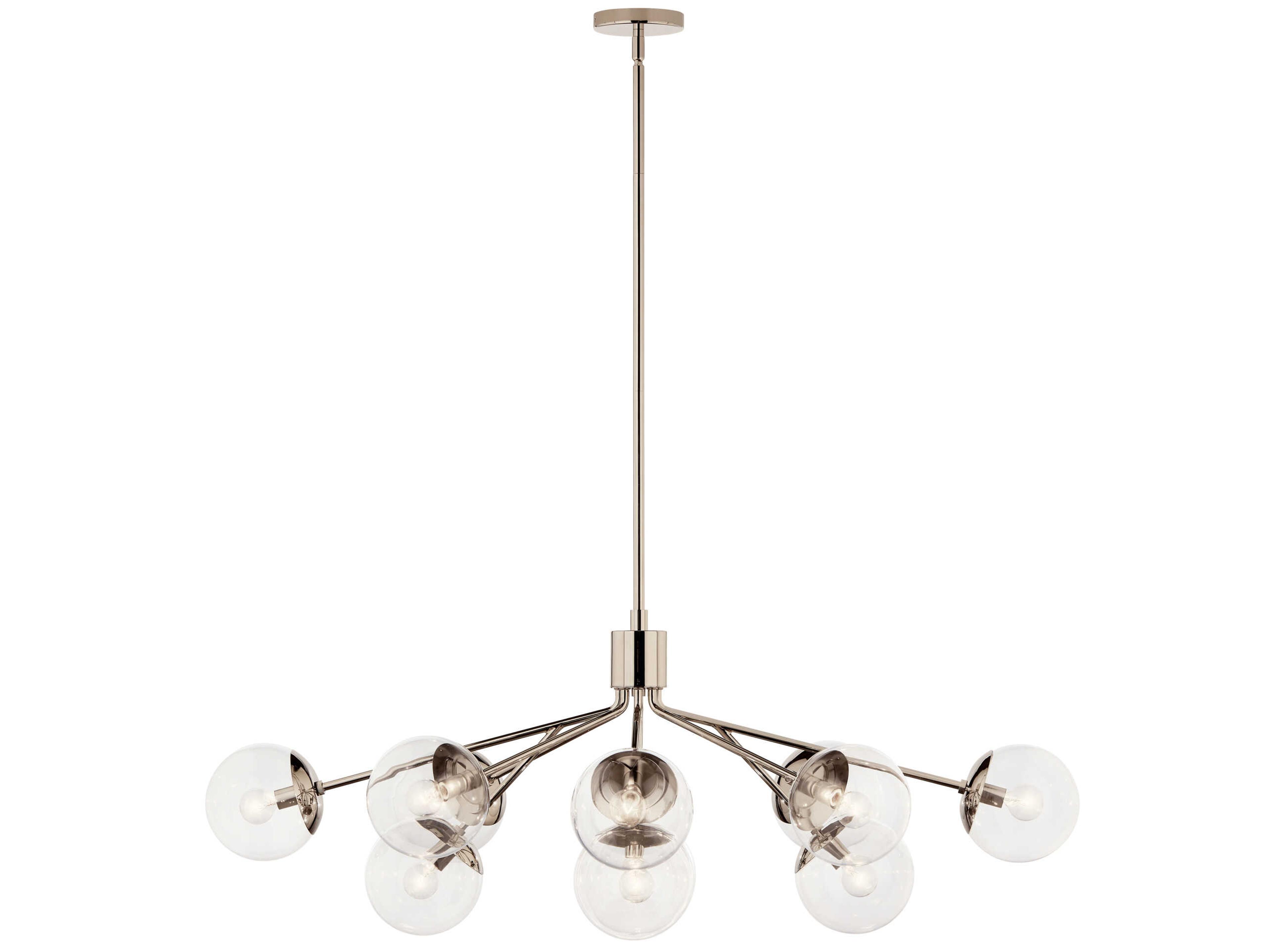 Kichler Silvarious 12-Light Polished Nickel Chandelier