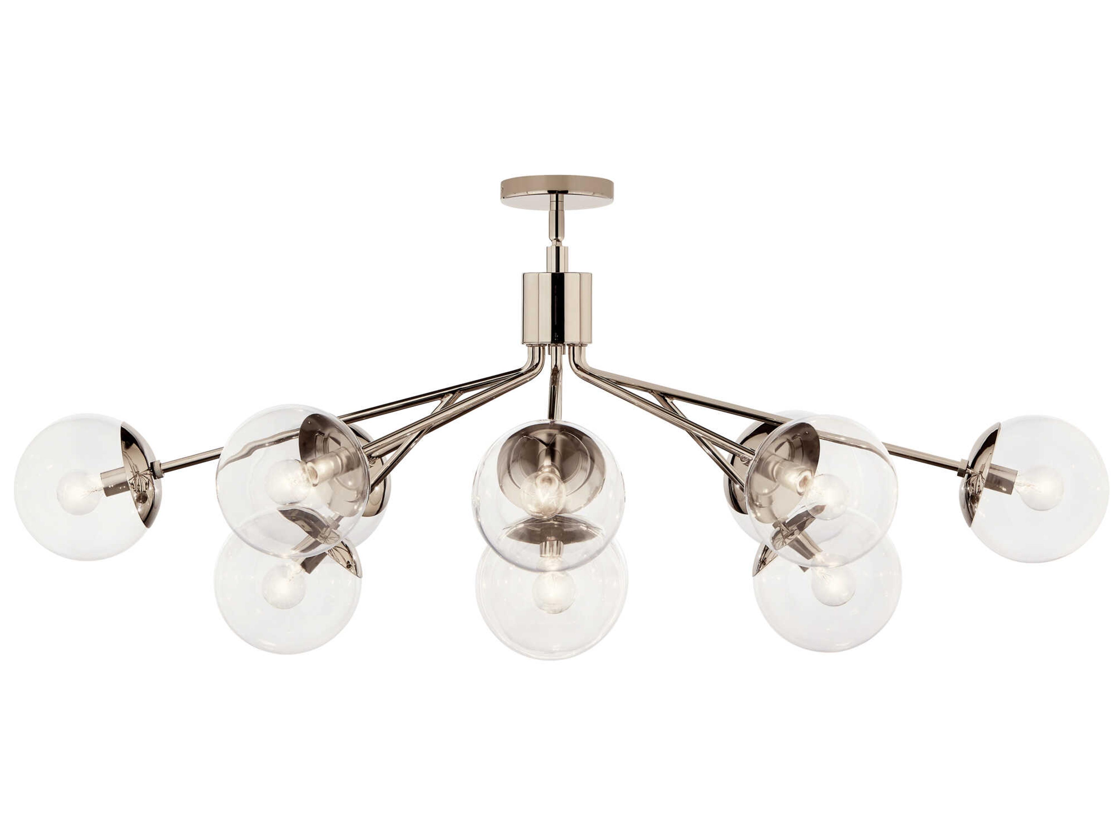 Kichler Silvarious 12-Light Polished Nickel Chandelier