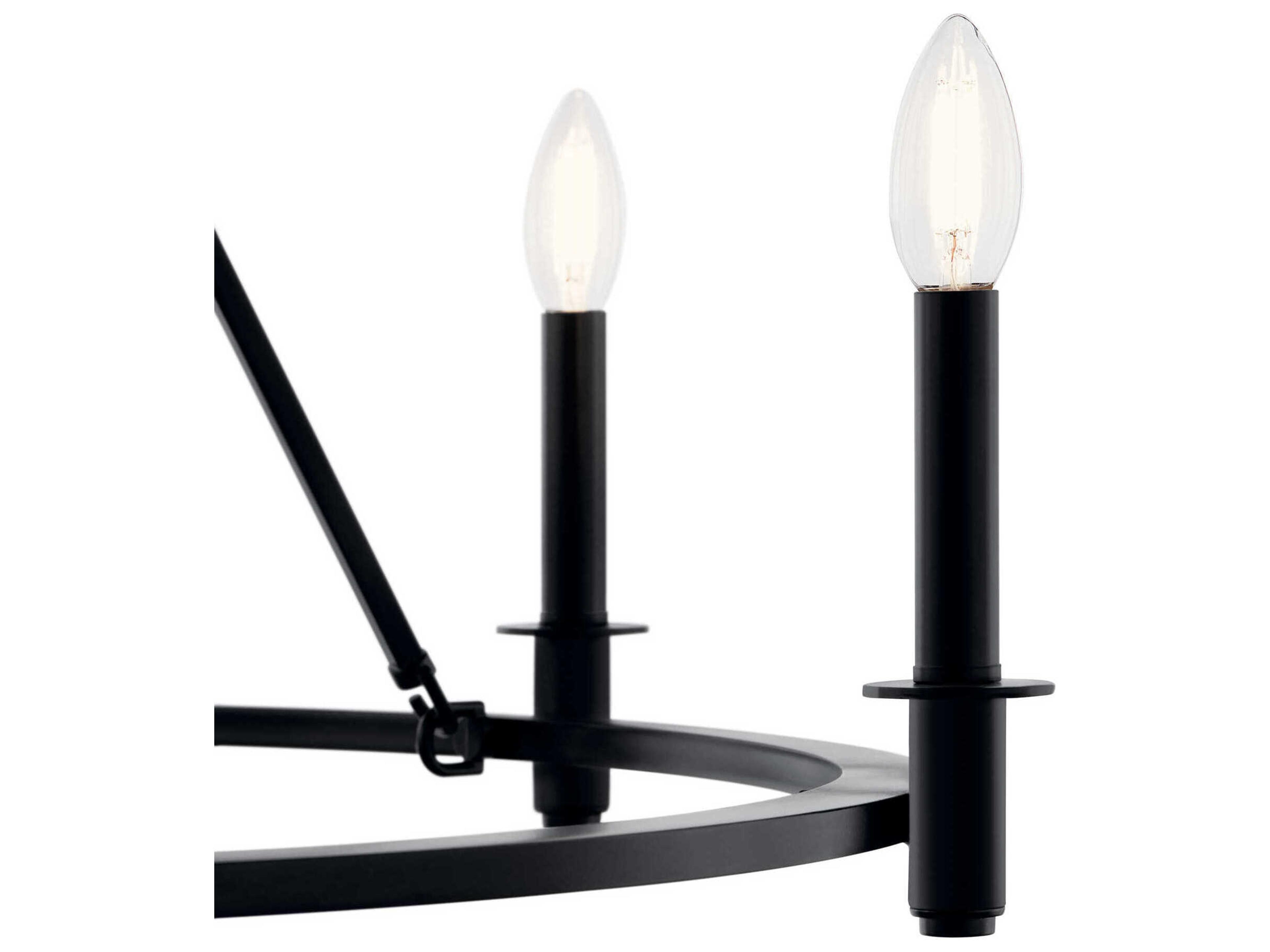 Kichler Carrick 6-Light Black Chandelier