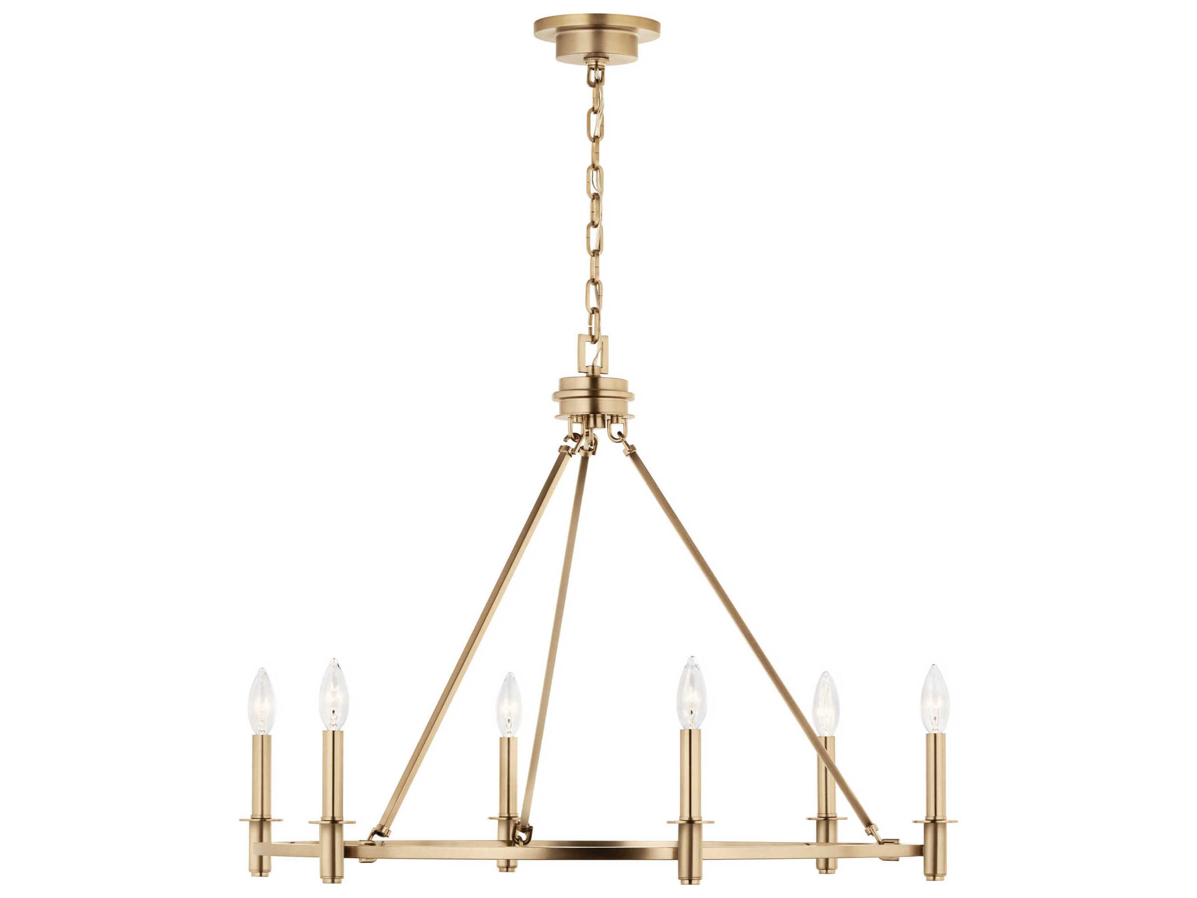 Kichler Carrick 6-Light Champagne Bronze Chandelier