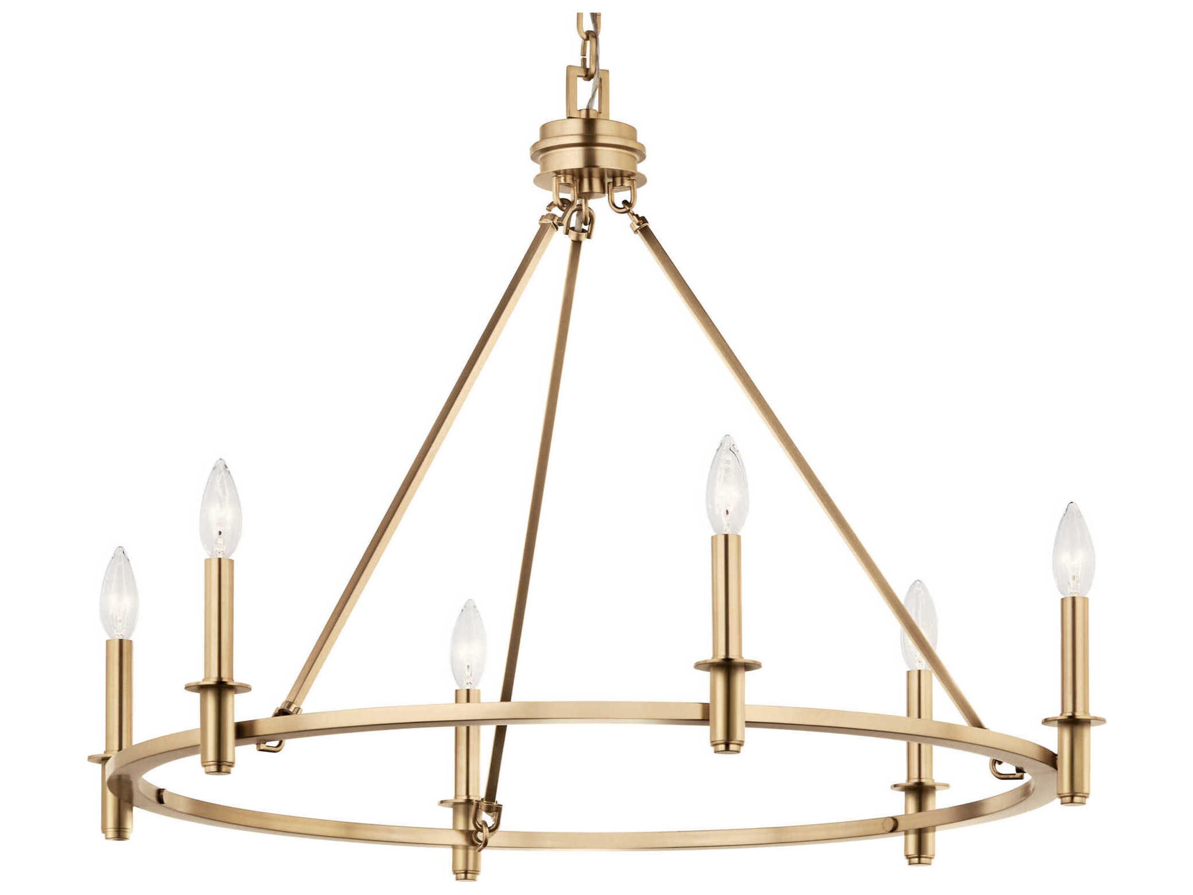 Kichler Carrick 6-Light Champagne Bronze Chandelier