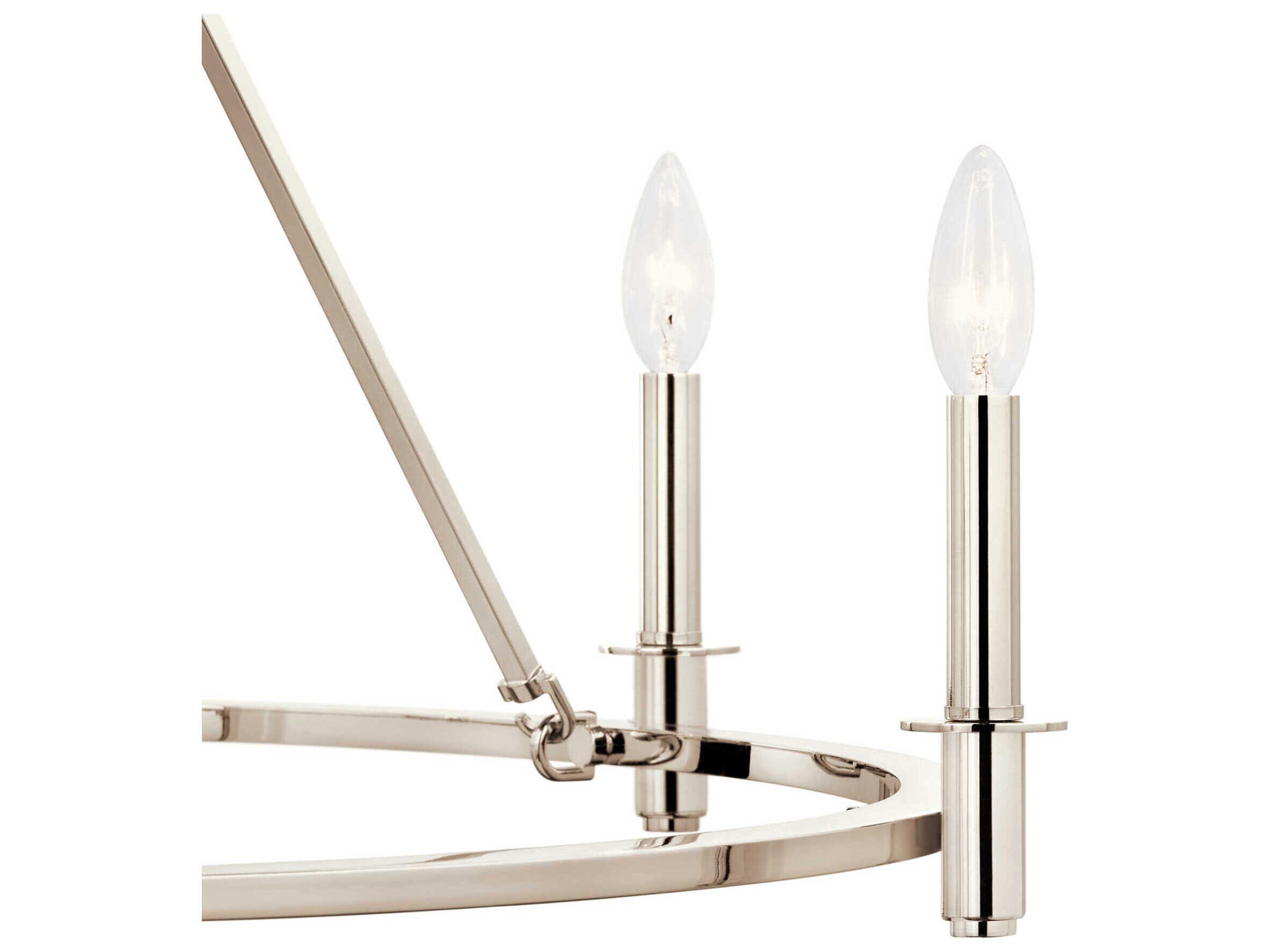 Kichler Carrick 6-Light Polished Nickel Chandelier