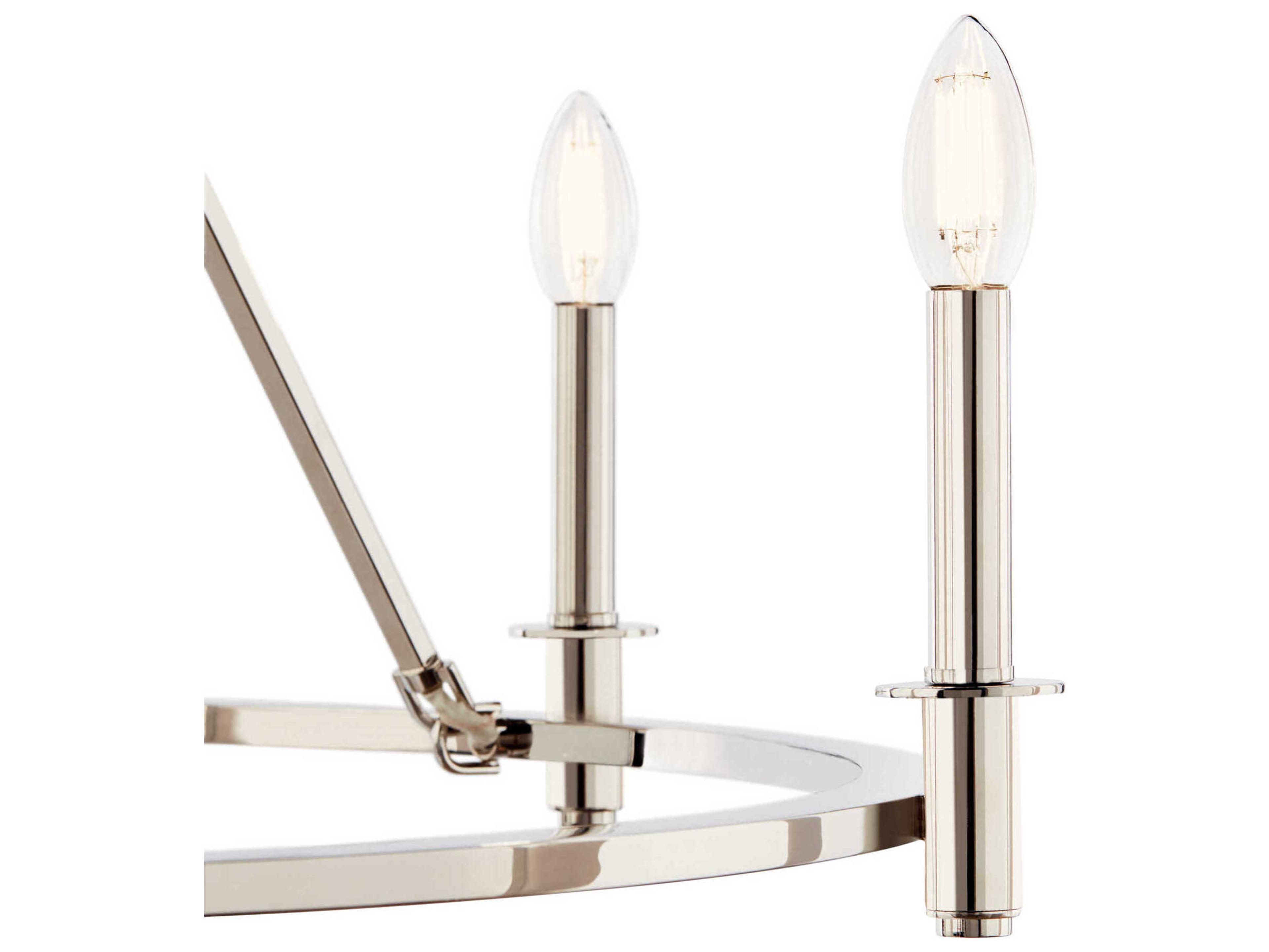 Kichler Carrick 6-Light Polished Nickel Chandelier