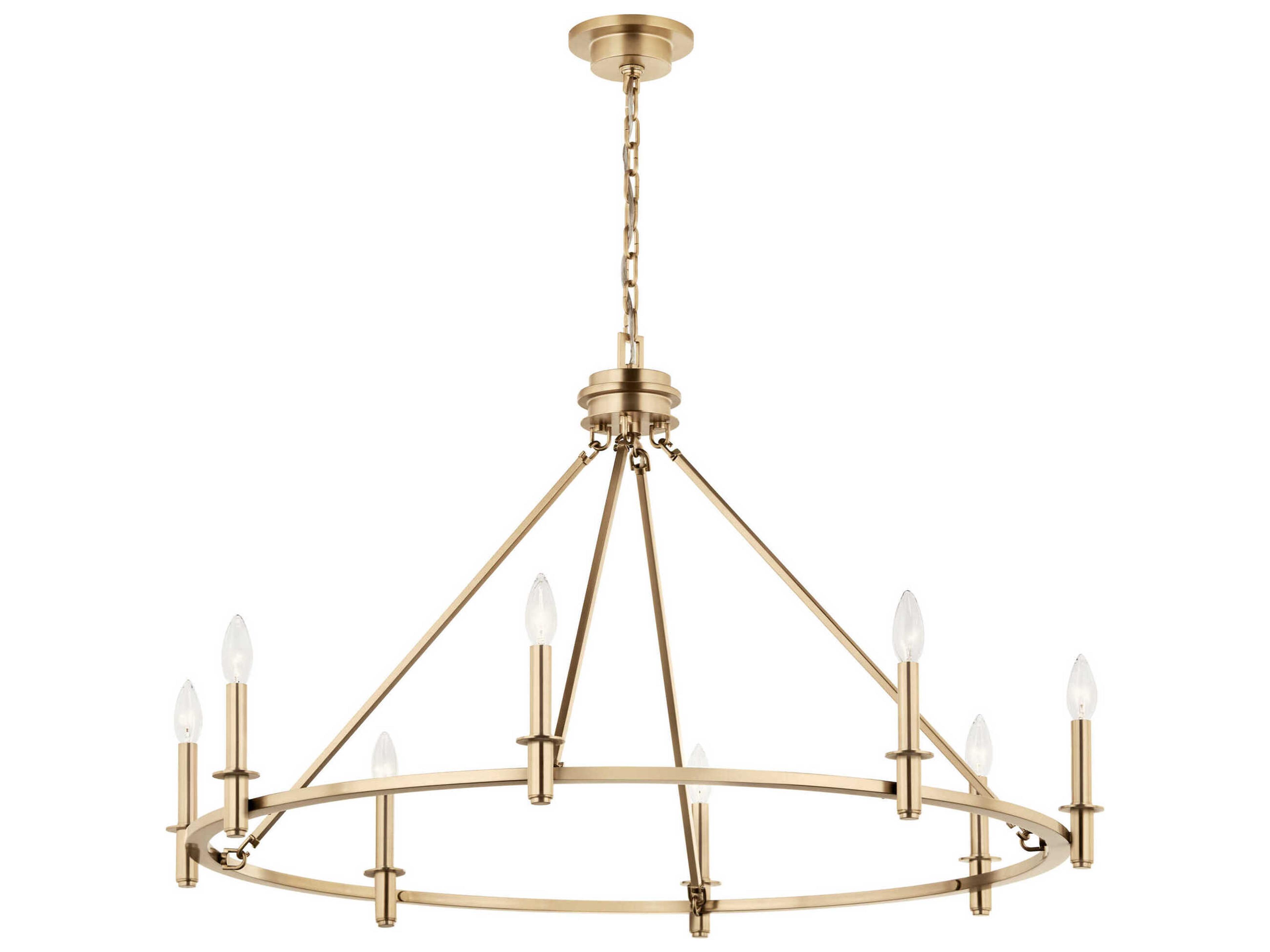 Carrick 8-Light Champagne Bronze Chandelier